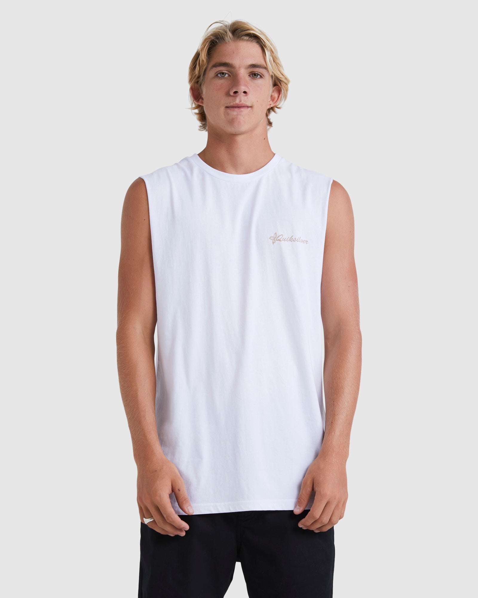 Mens Tropical Horizon Sleeveless Muscle T-Shirt