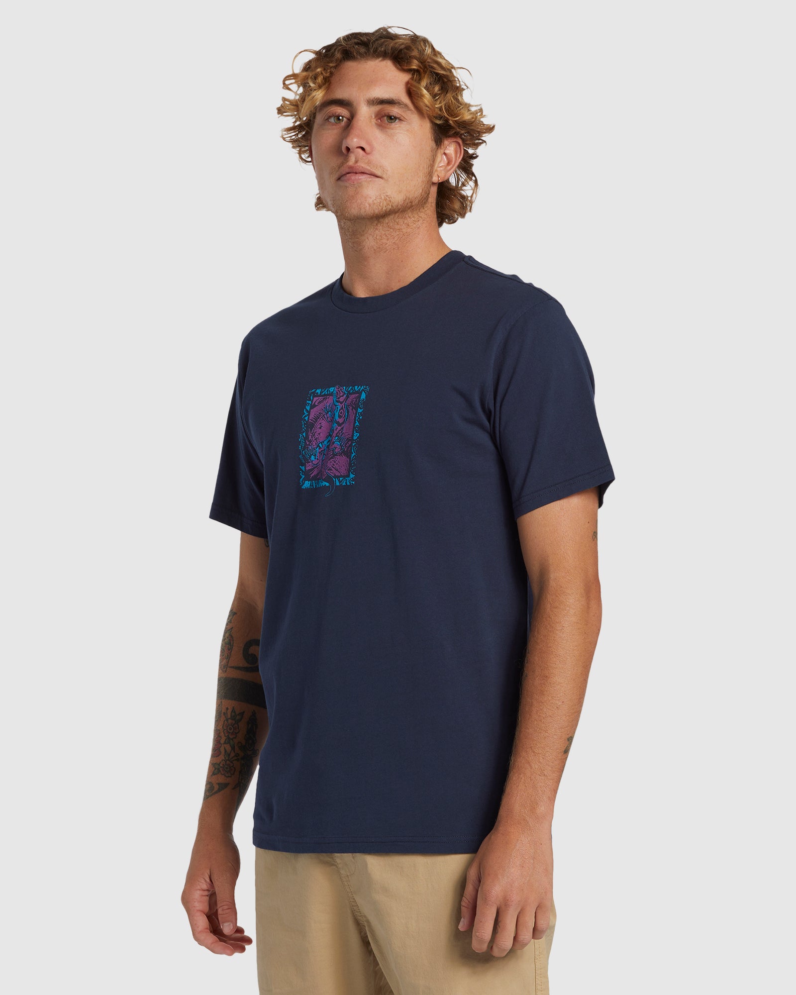 Mens Reptillia Oversized Short Sleeve T-Shirt