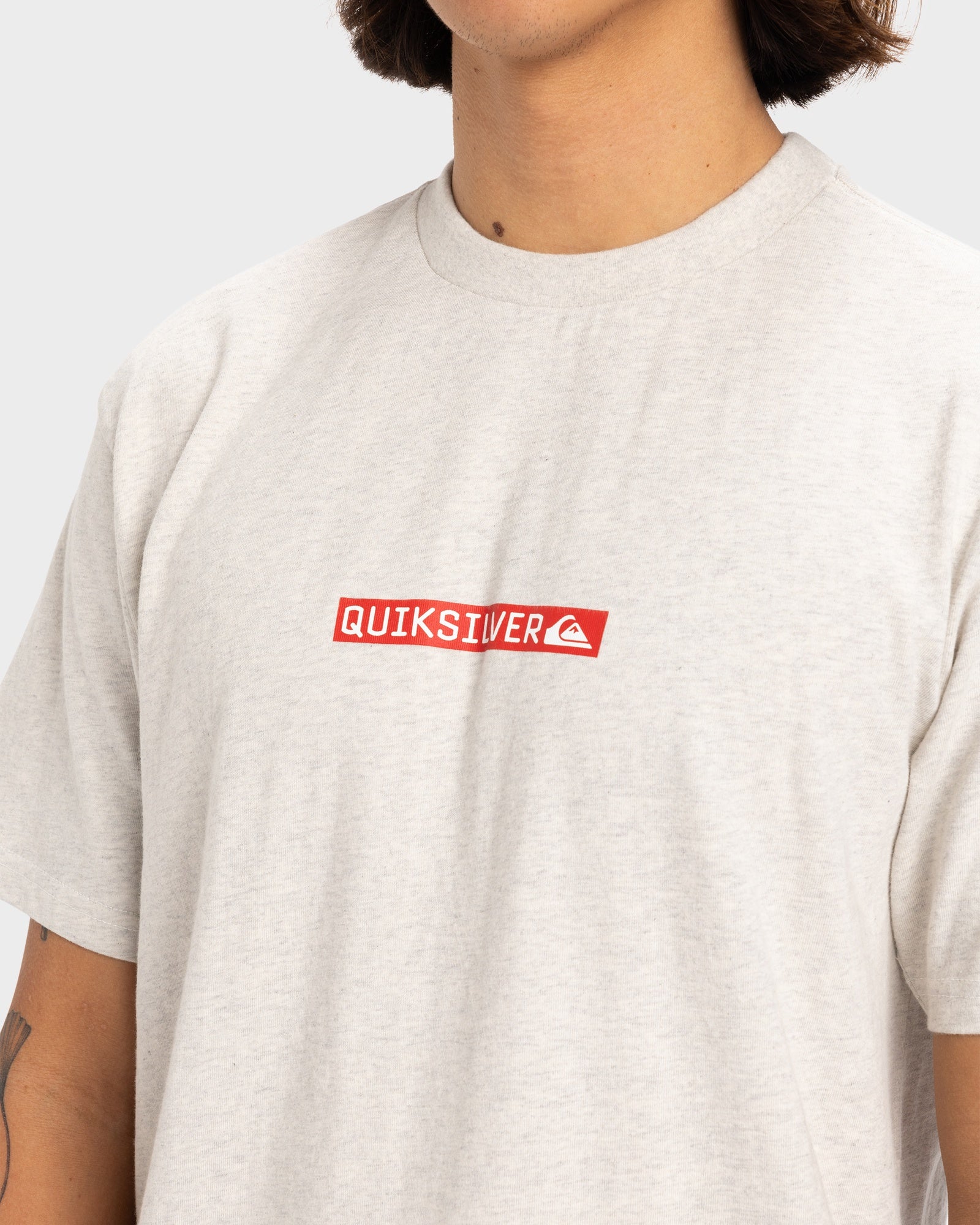 Mens Quiksilver Clicker Logo Dna T-Shirt