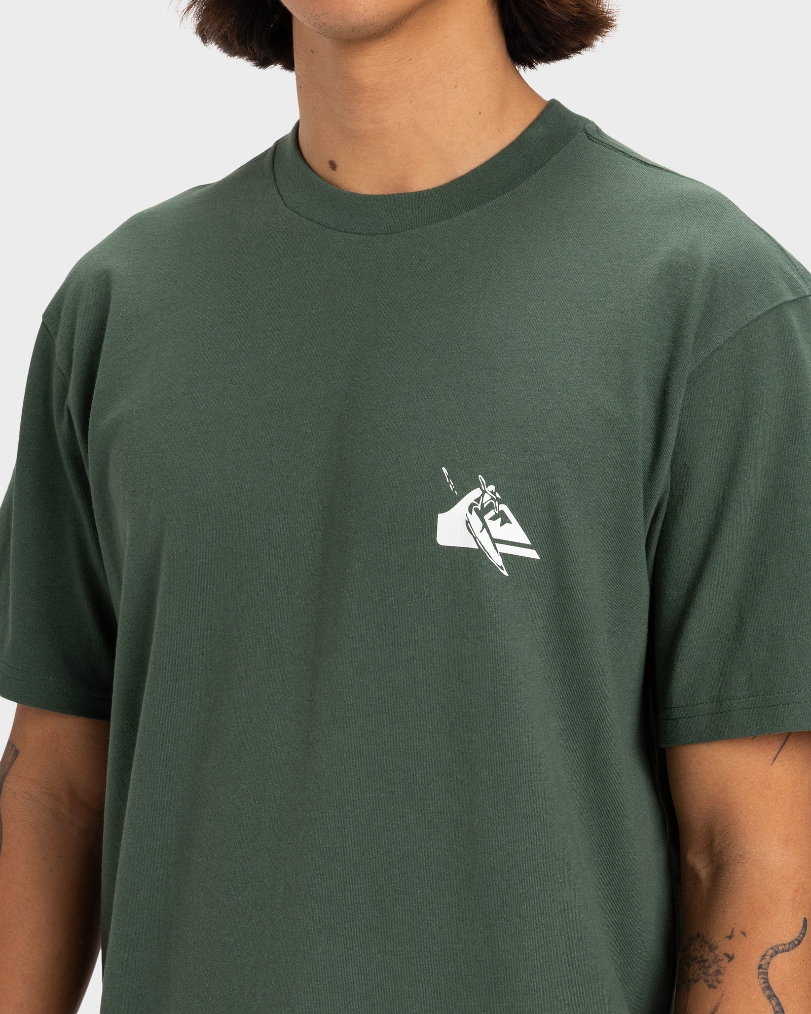 Mens Quiksilver Petroglyph Logo Dna T-Shirt