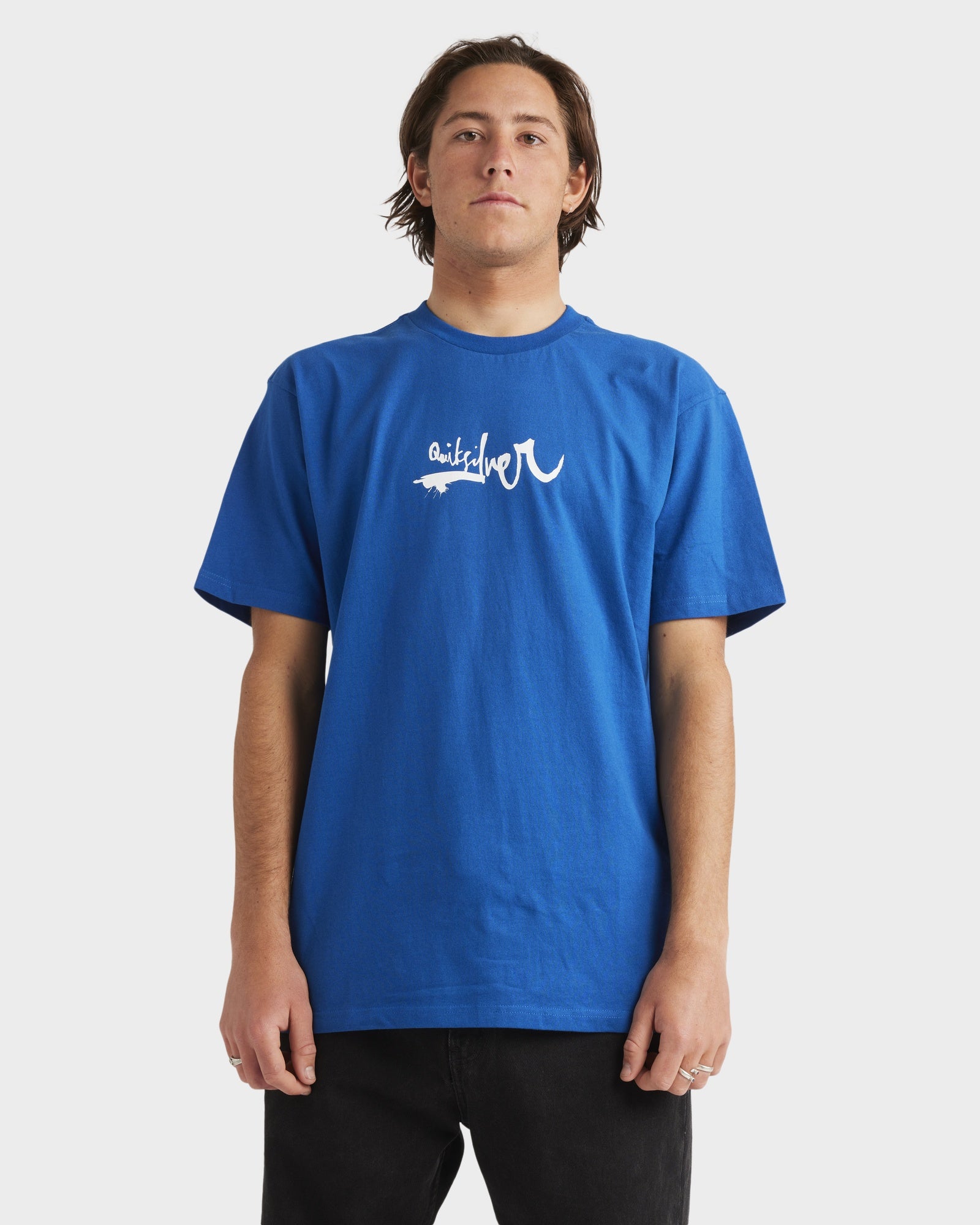 Mens Quiksilver Impaired Logo T-Shirt