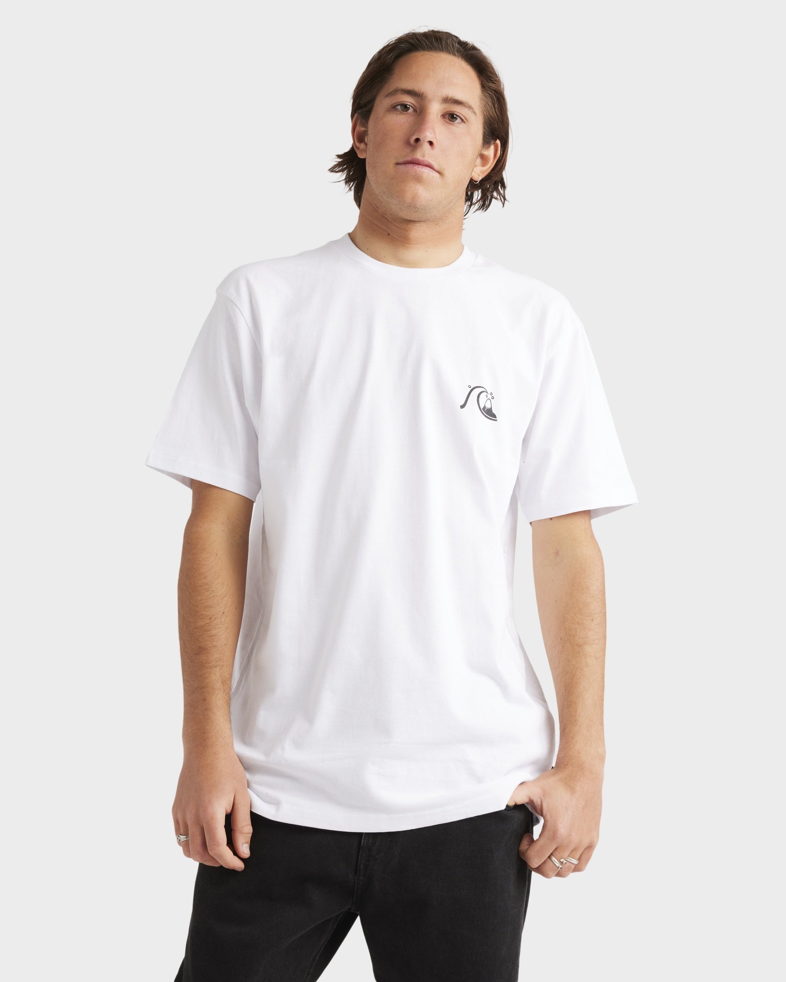 Mens Quiksilver Bubble Logo T-Shirt