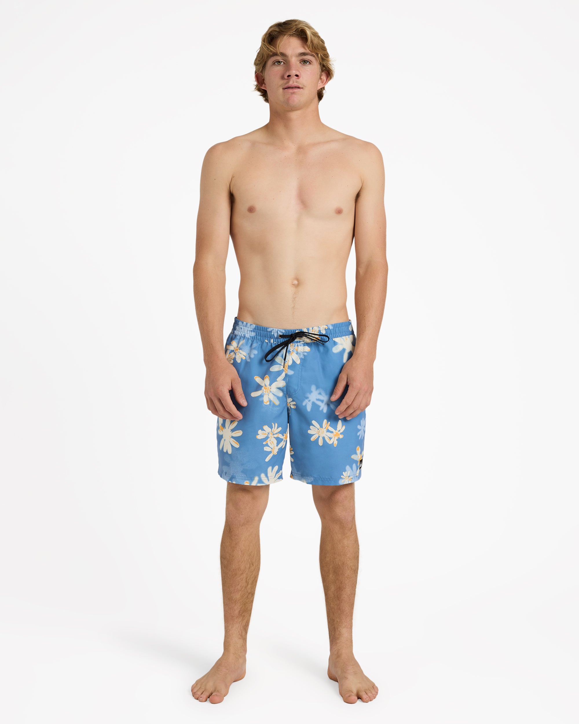 Mens Everyday Printed 17" Swim Shorts