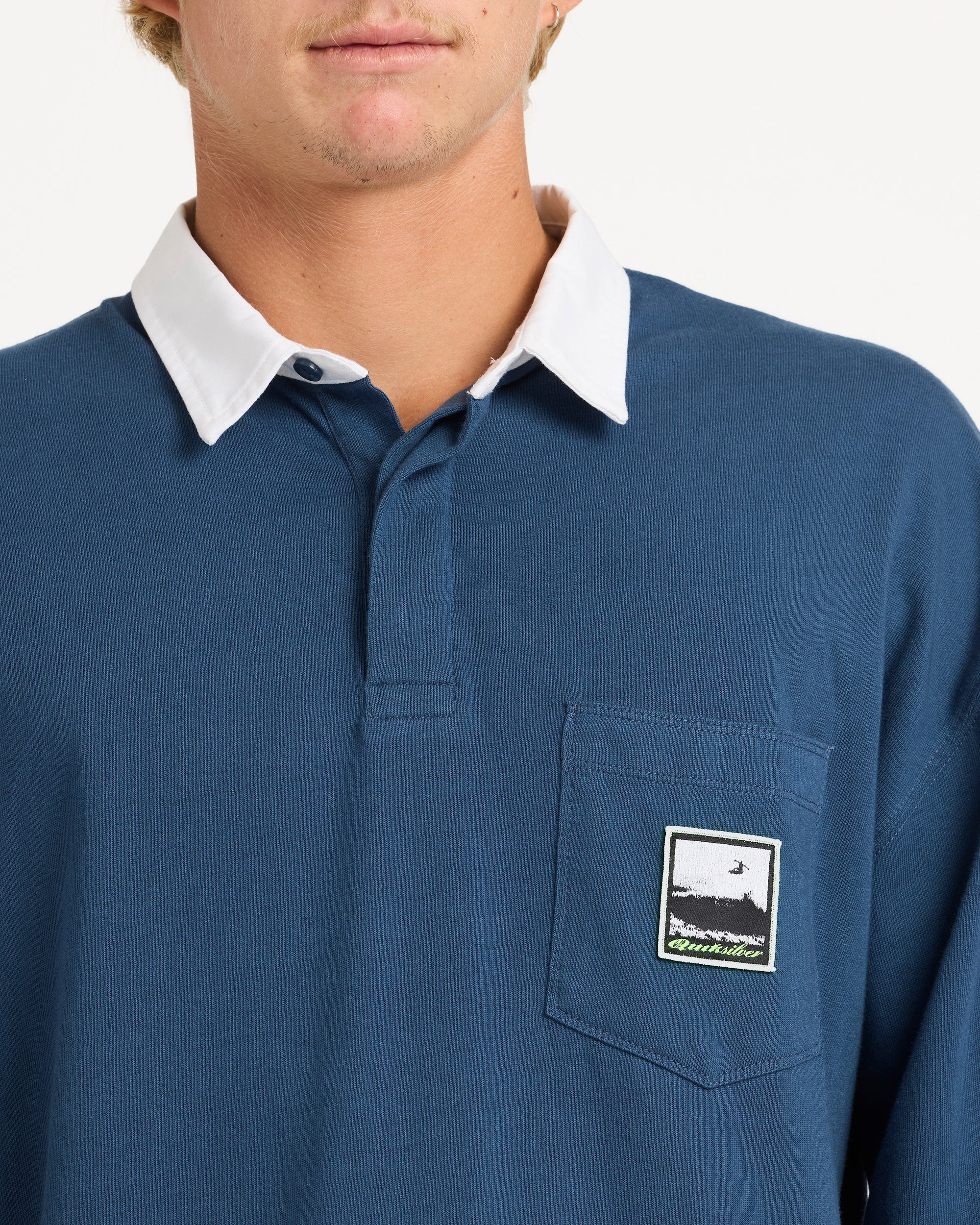 Mens Mercury Rugby Long Sleeve T-Shirt