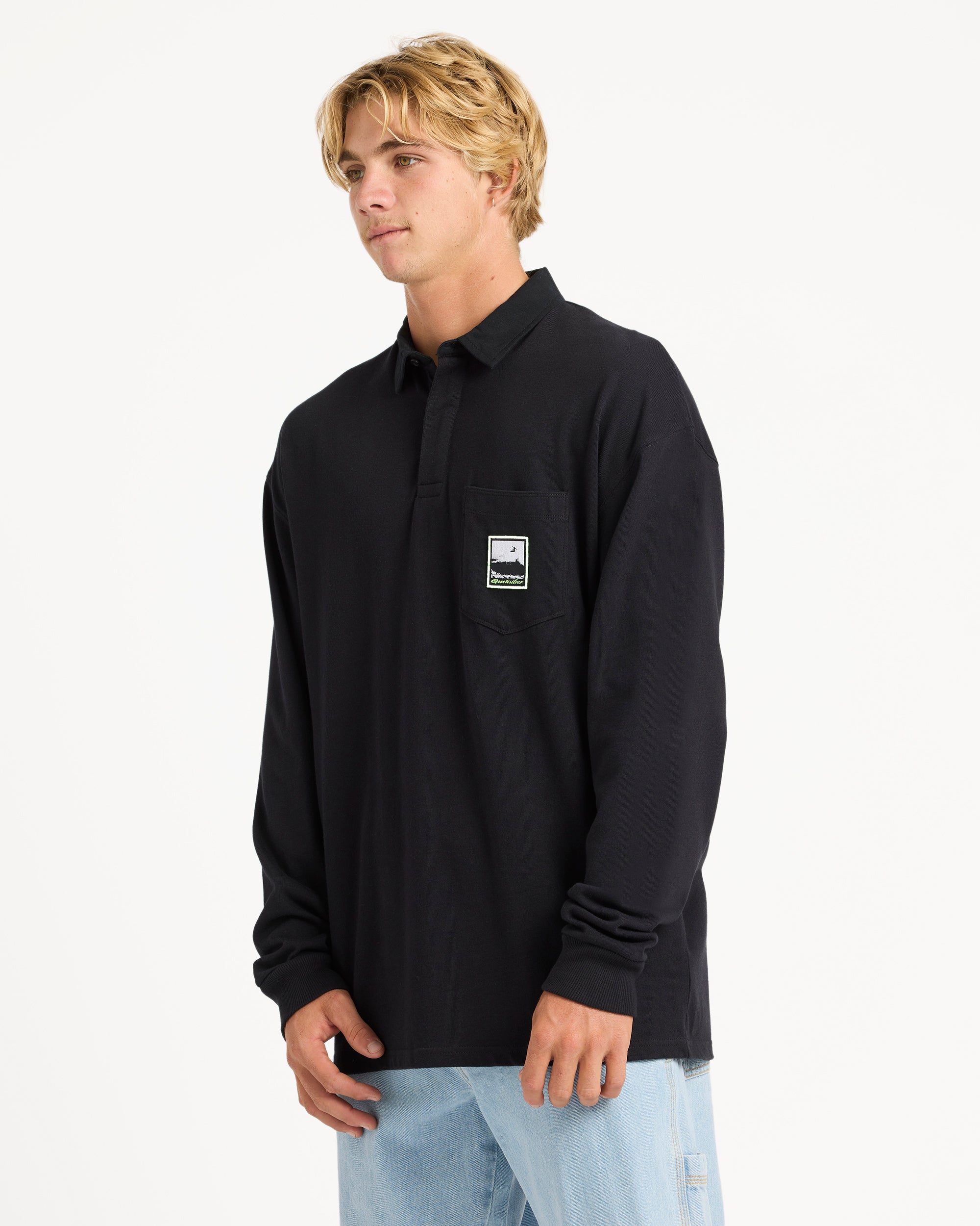 Mens Mercury Rugby Long Sleeve T-Shirt