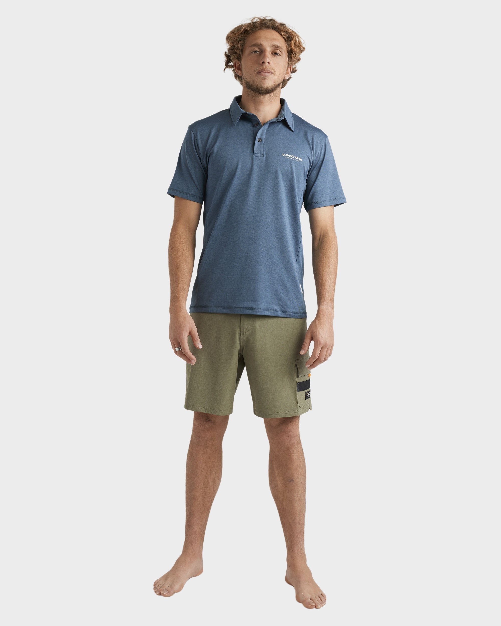 Mens Baitbal Polo Surf Shirt