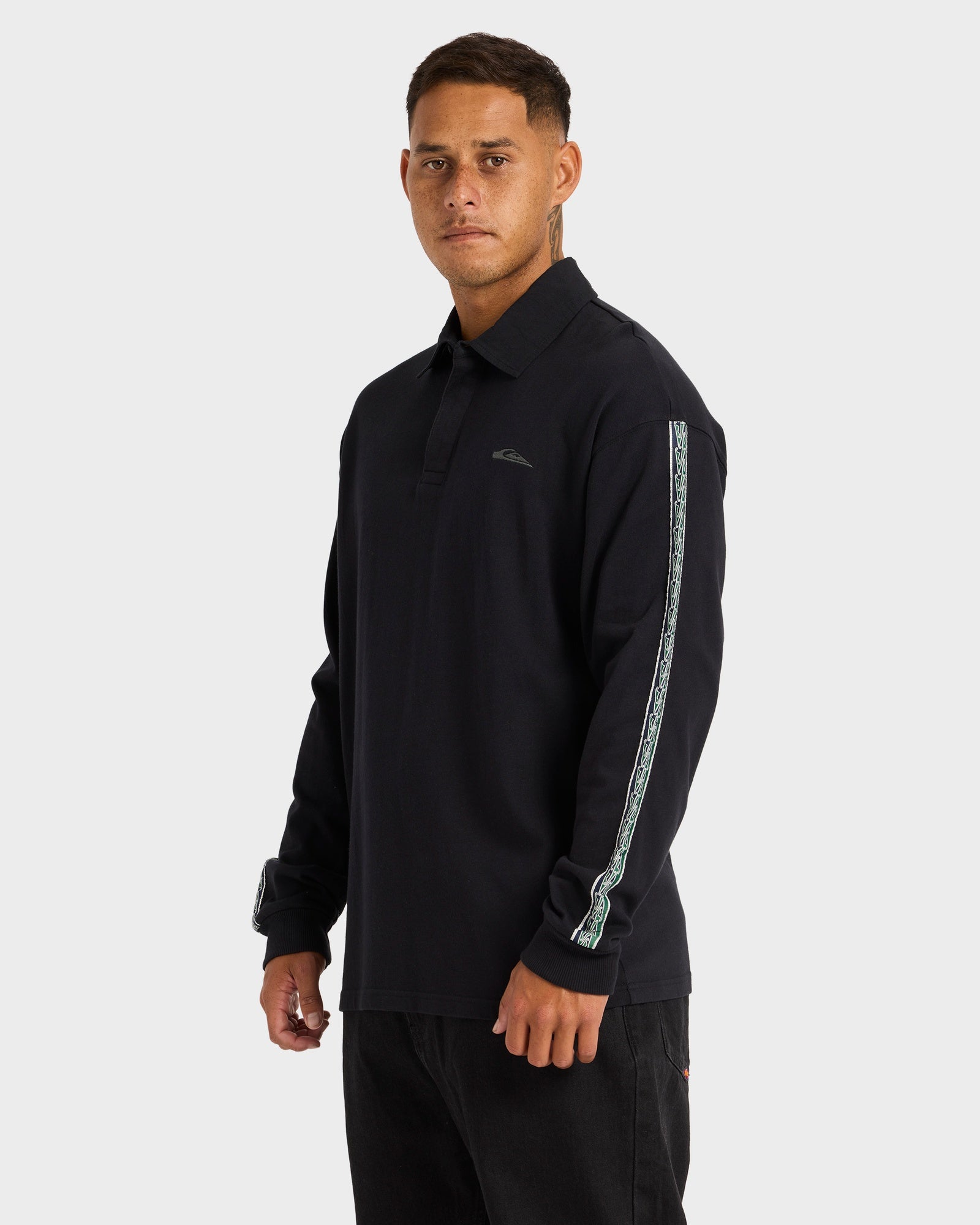 Mens Kehu Pu-Tawhiro Polo Long Sleeve Shirt