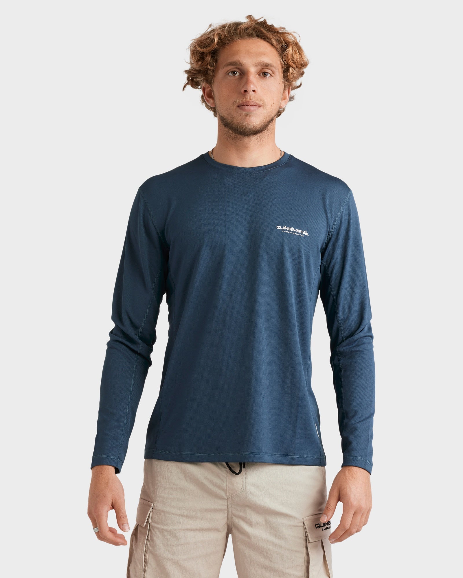 Mens Sea Grass Long Sleeve Rash Vest