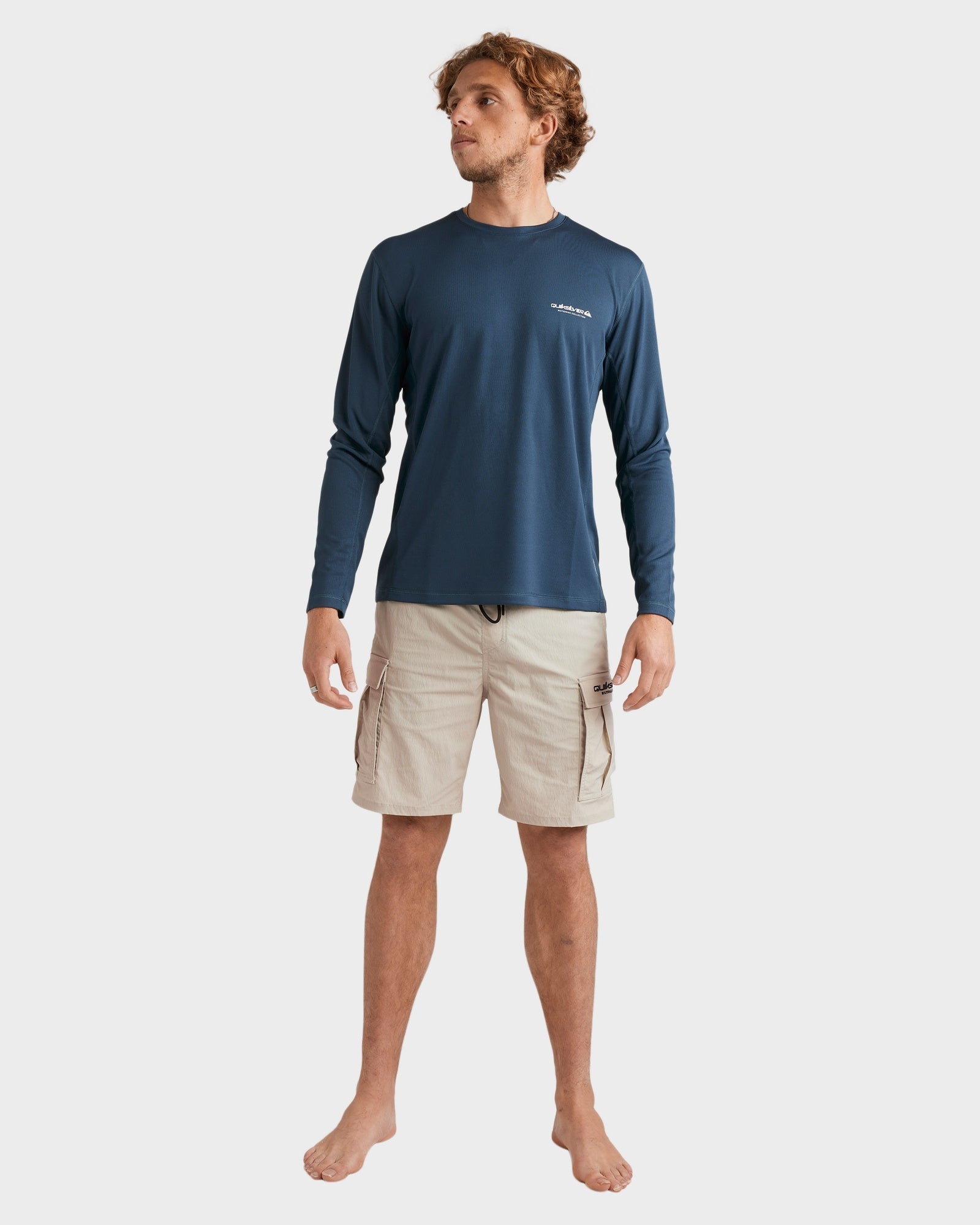 Mens Sea Grass Long Sleeve Rash Vest