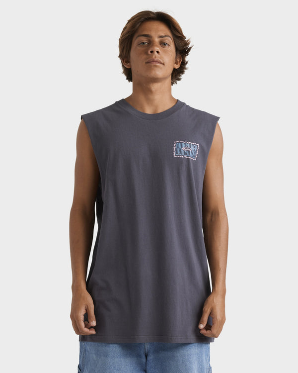 Mens Twisted Tides Muscle Shirt