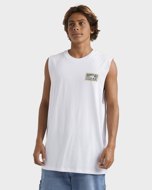Mens Twisted Tides Muscle Shirt