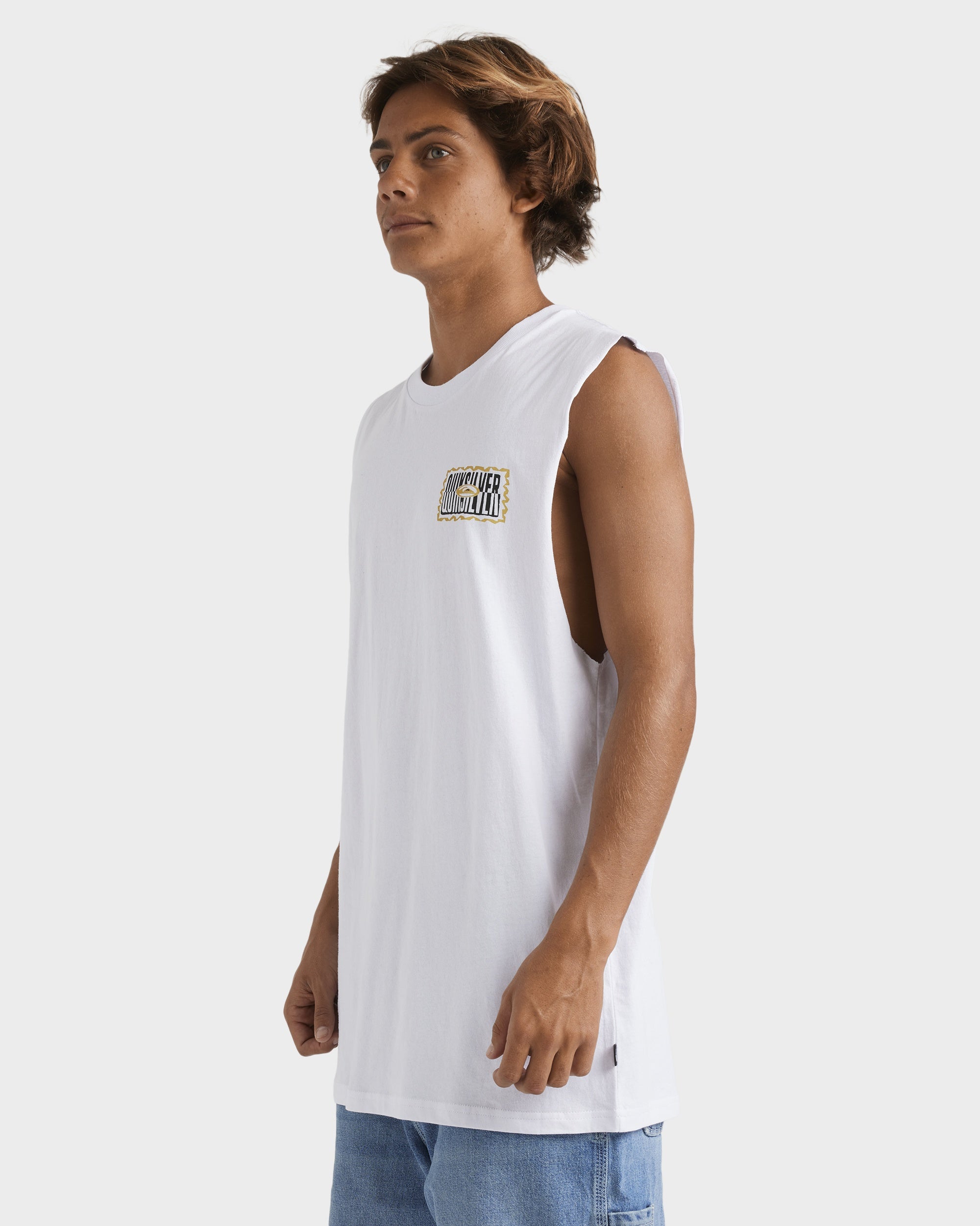 Mens Twisted Tides Muscle Shirt