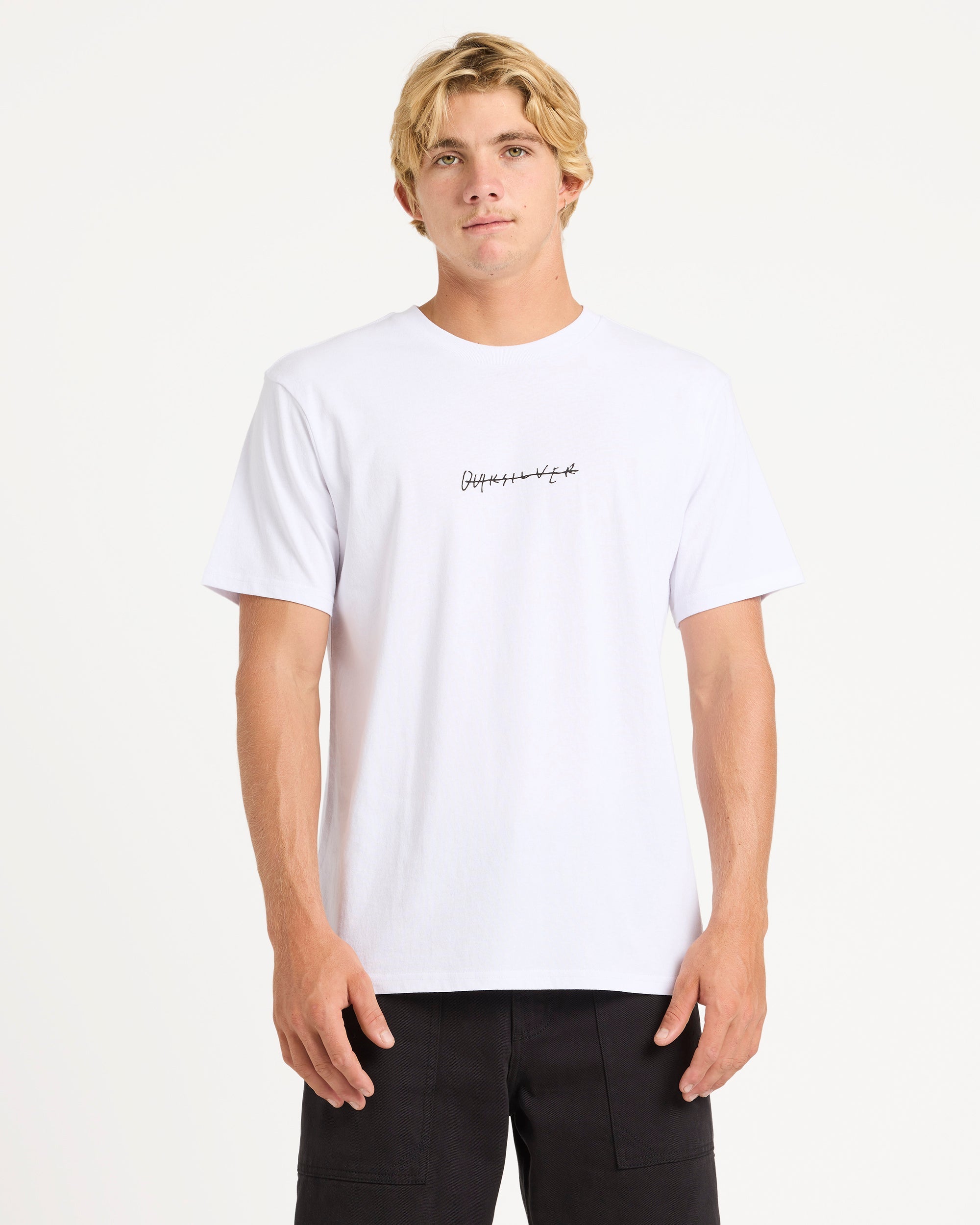 Mens Qs Rushed Logo T-Shirt
