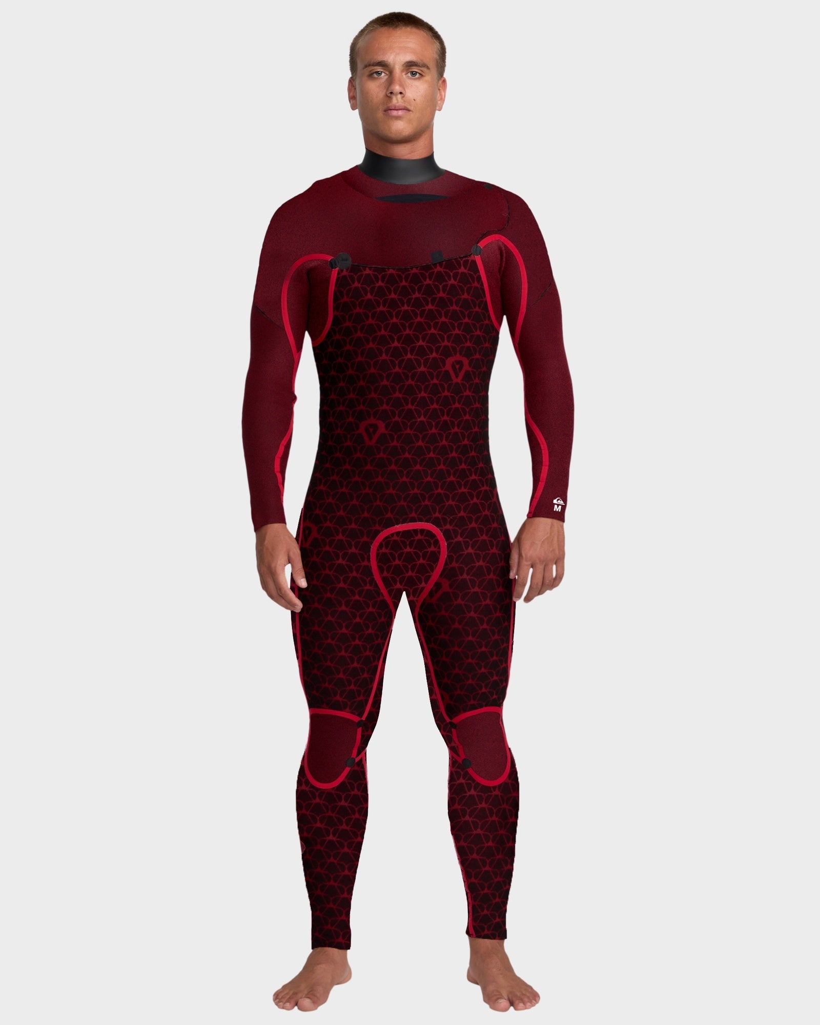 Mens 3/2mm Marathon Sessions Chest Zip Wetsuit