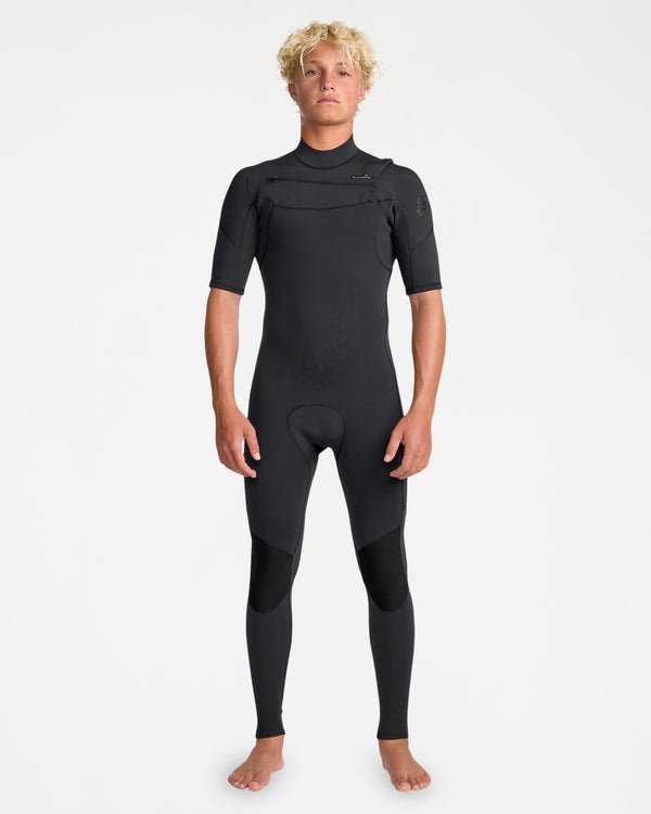 Mens 2/2mm Everyday Sessions Chest Zip Short Sleeve Wetsuit
