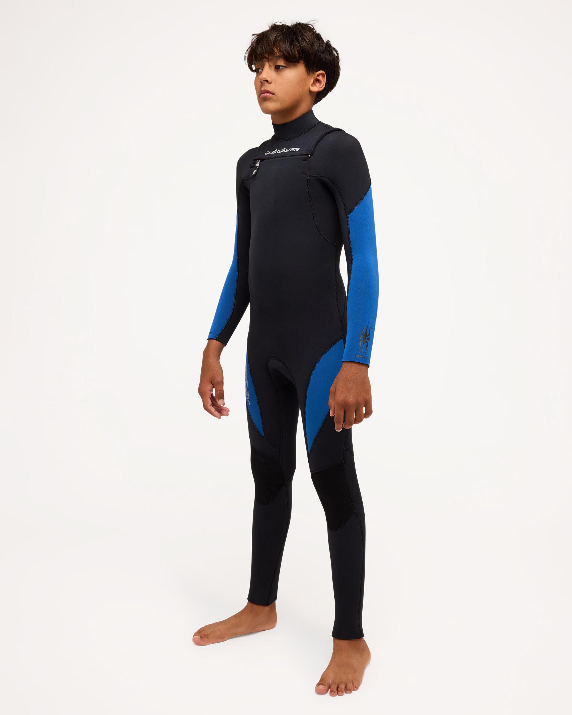 Boys 8-16 4/3 Mercury Chest Zip Wetsuit
