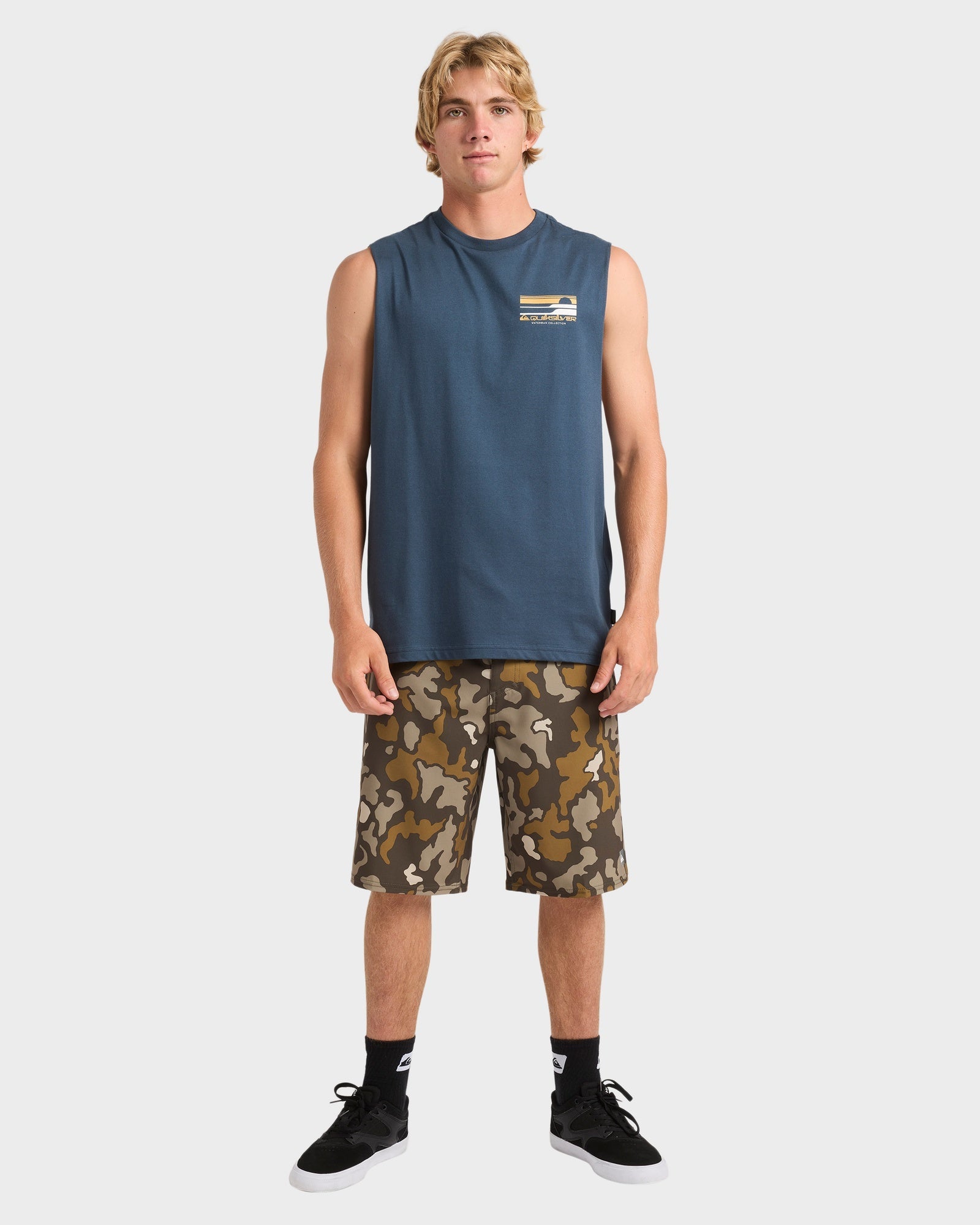 Mens Stacked Horizon Muscle