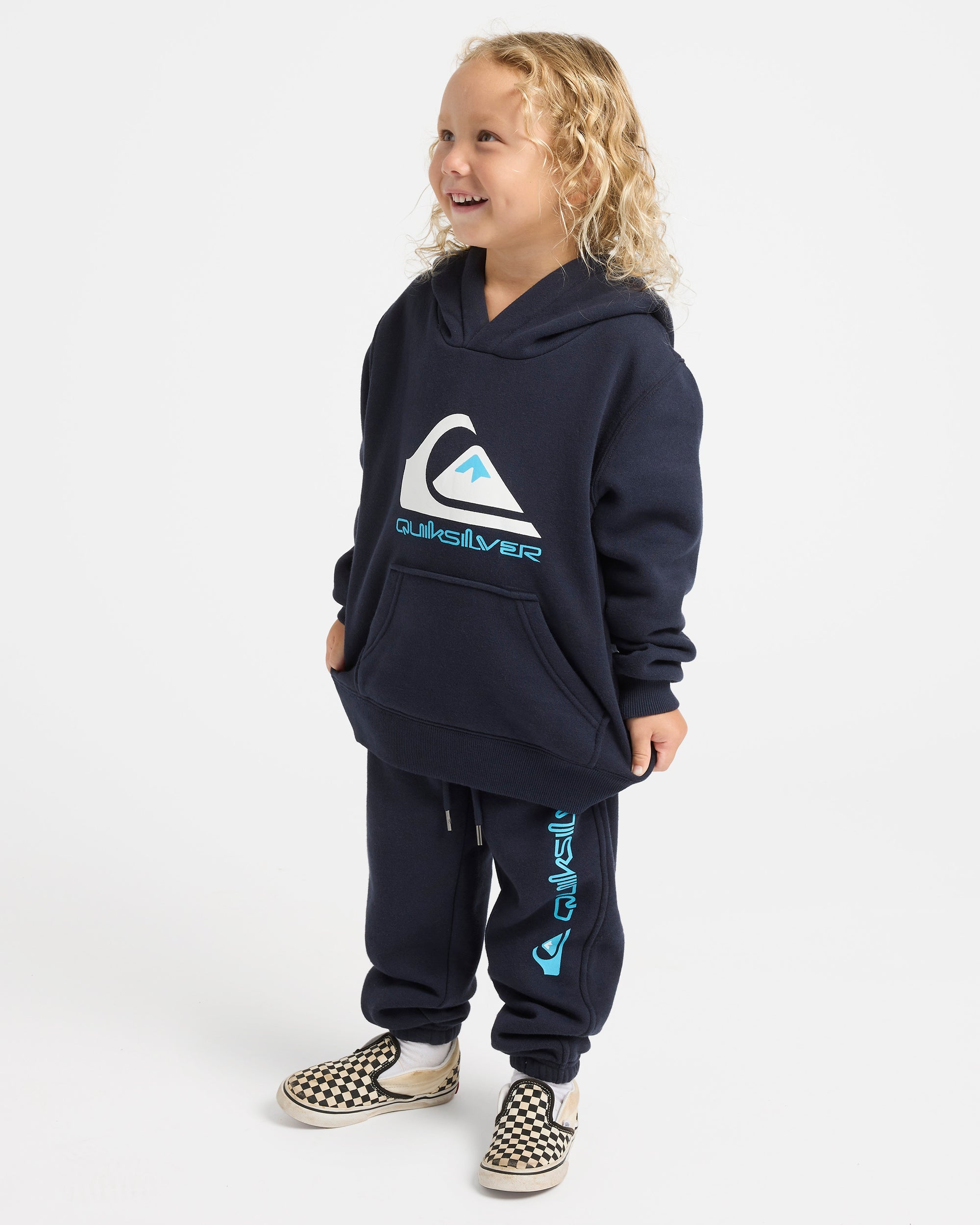 Boys 2-7 Comp Logo Pullover Hoodie