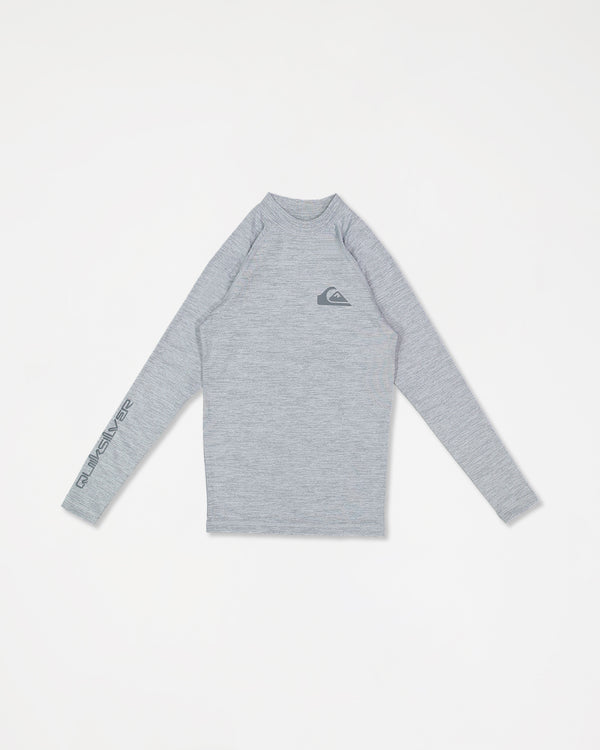 Boys 8-16 Everyday Solid Long Sleeve UPF 50 Rash Vest