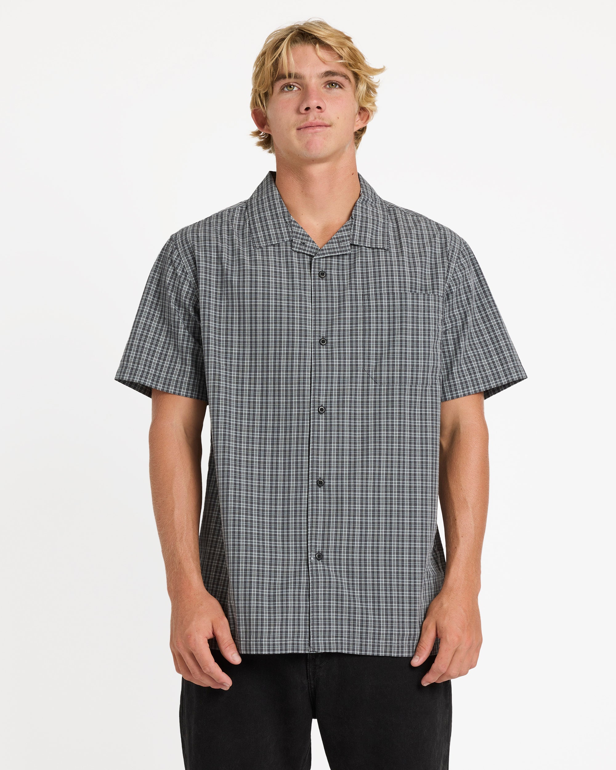 Mens Saturn Casual Short Sleeve Shirt