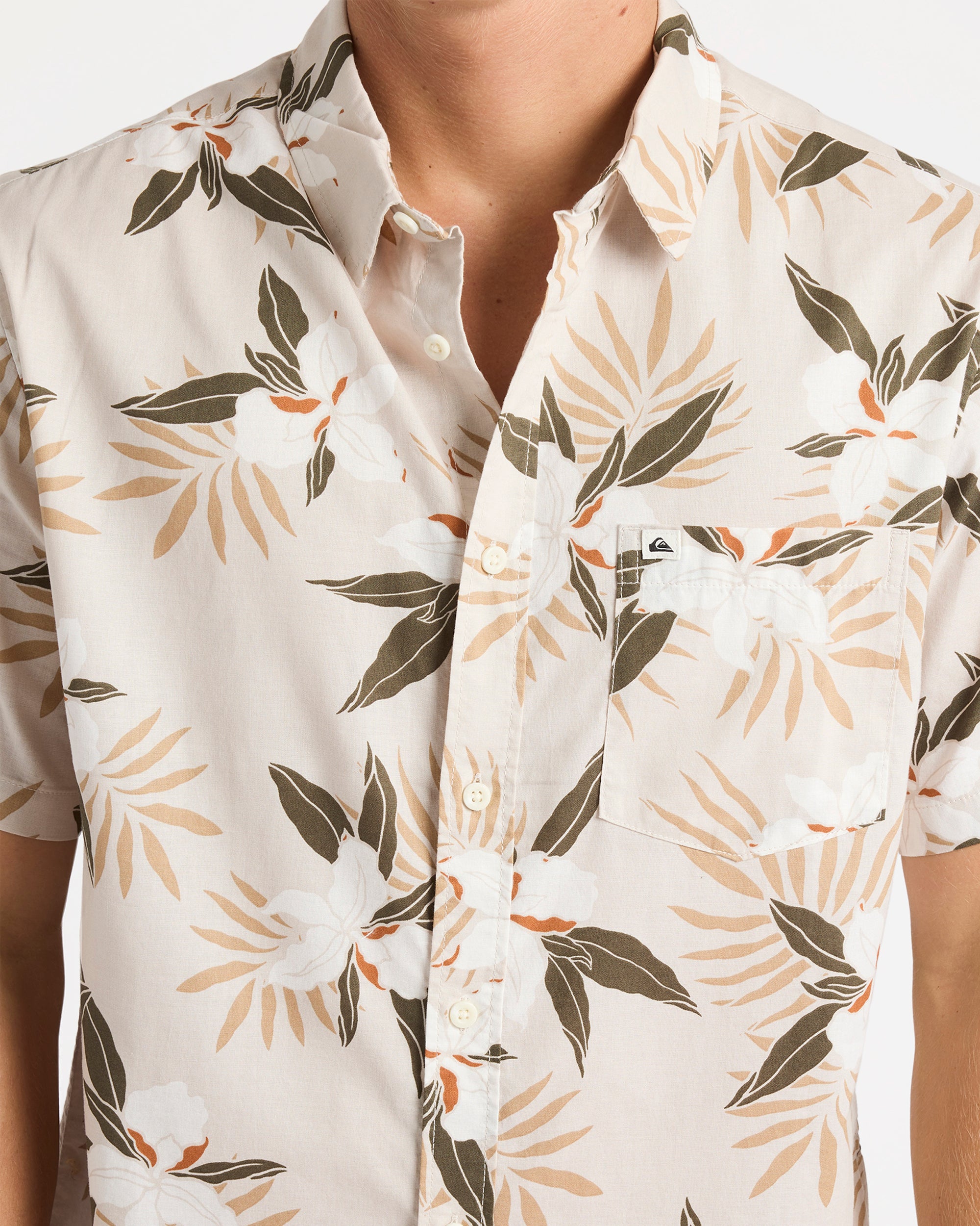 Mens Apero Classic Floral Short Sleeve Shirt