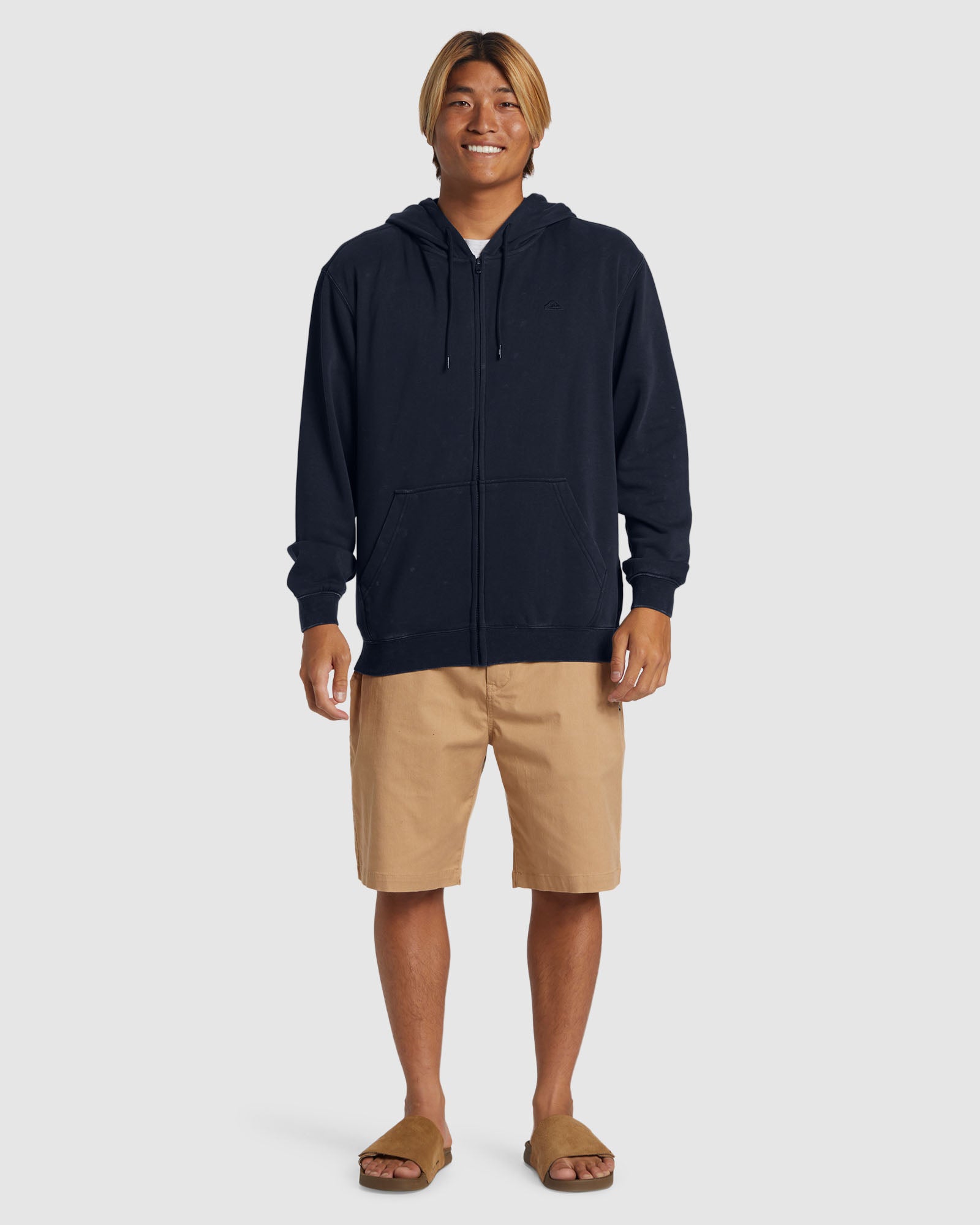 Mens Salt Water Zip-Up Hoodie