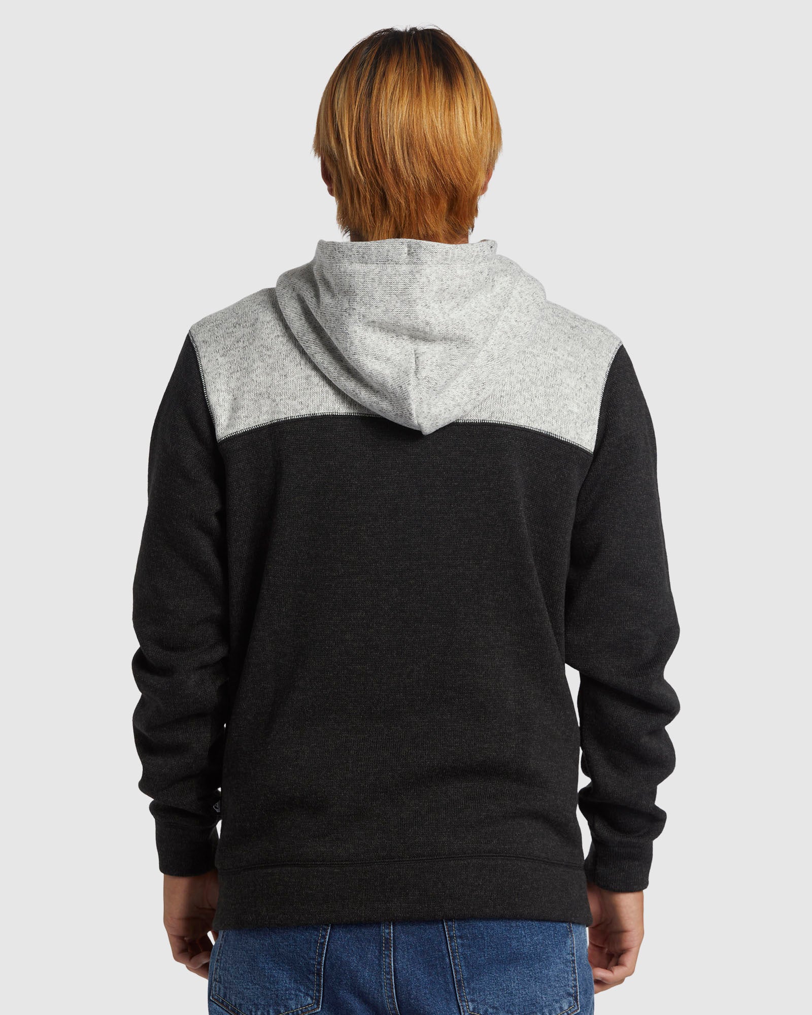 Mens Keller Block Zip-Up Hoodie