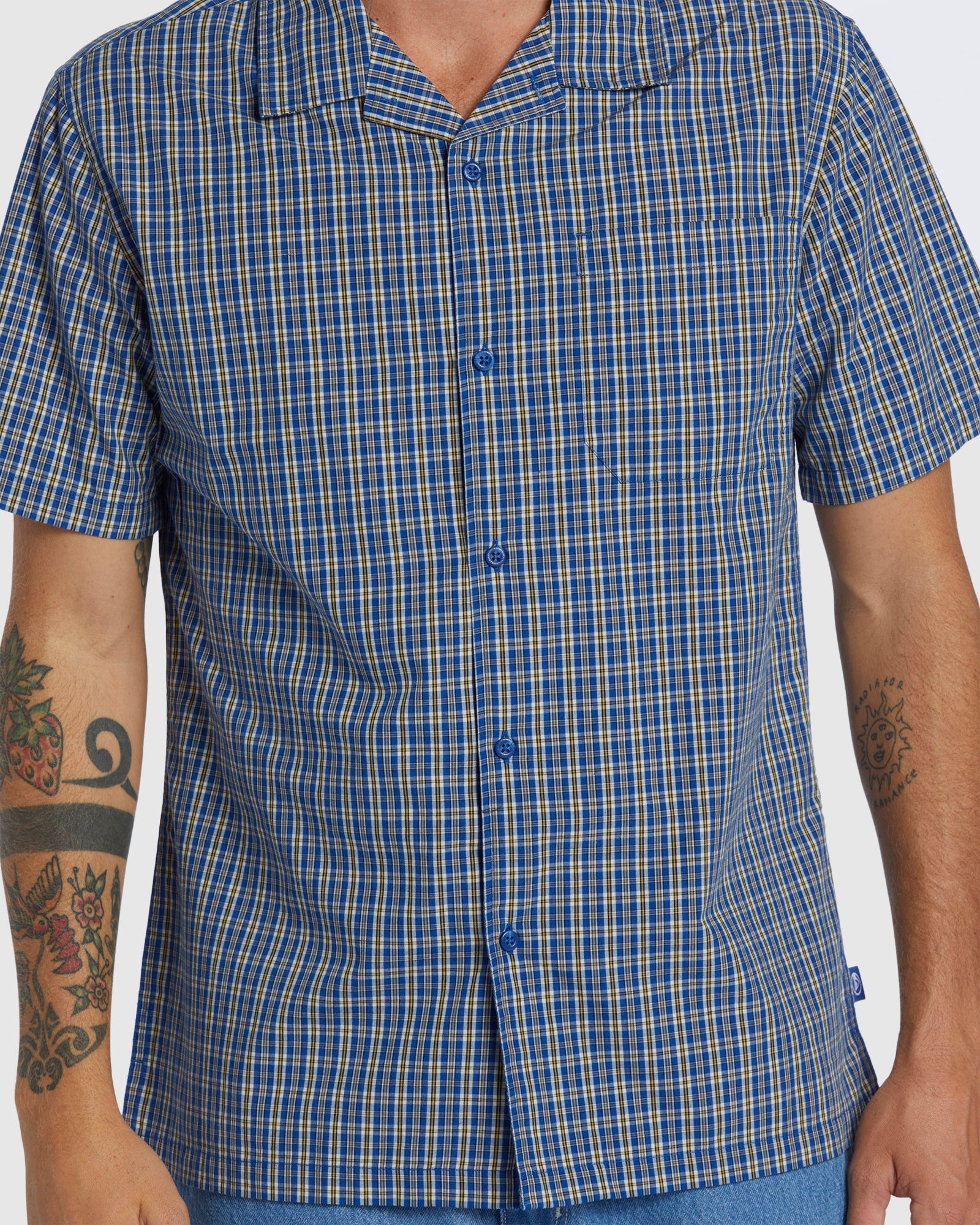 Mens Saturn Casual Short Sleeve Shirt