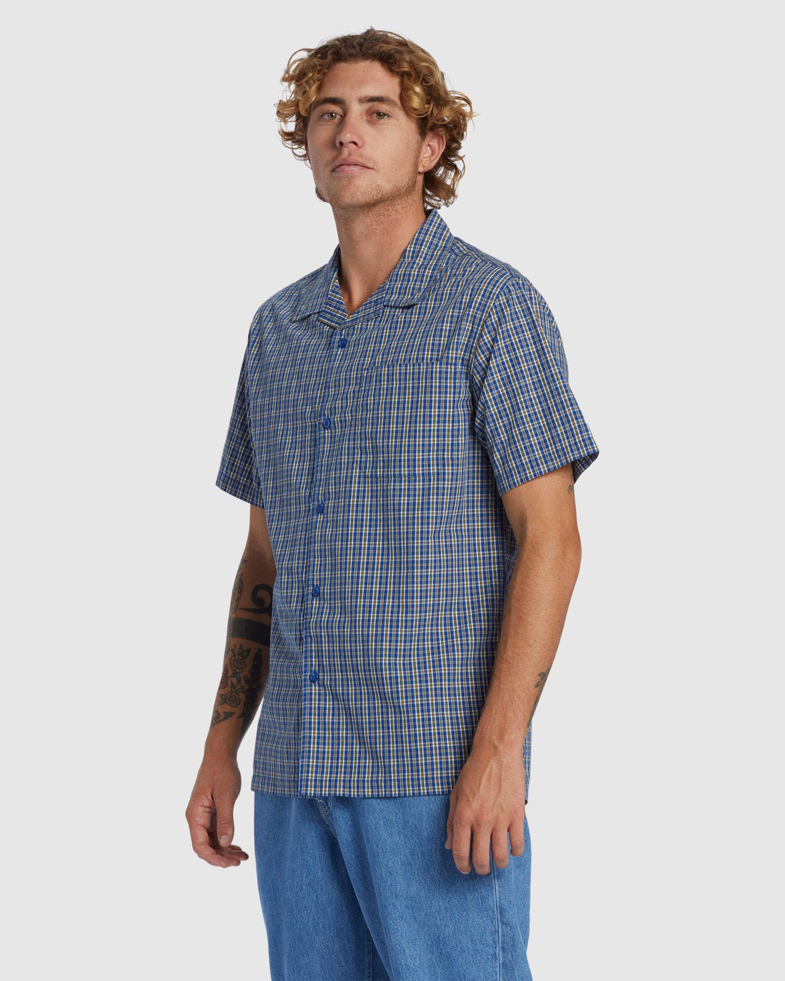 Mens Saturn Casual Short Sleeve Shirt