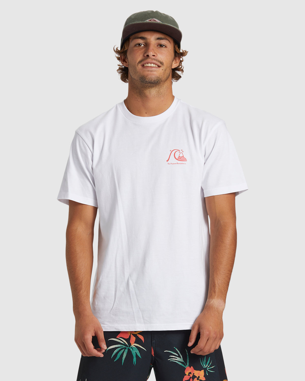 Mens The Original T-Shirt – White – Quiksilver NZ