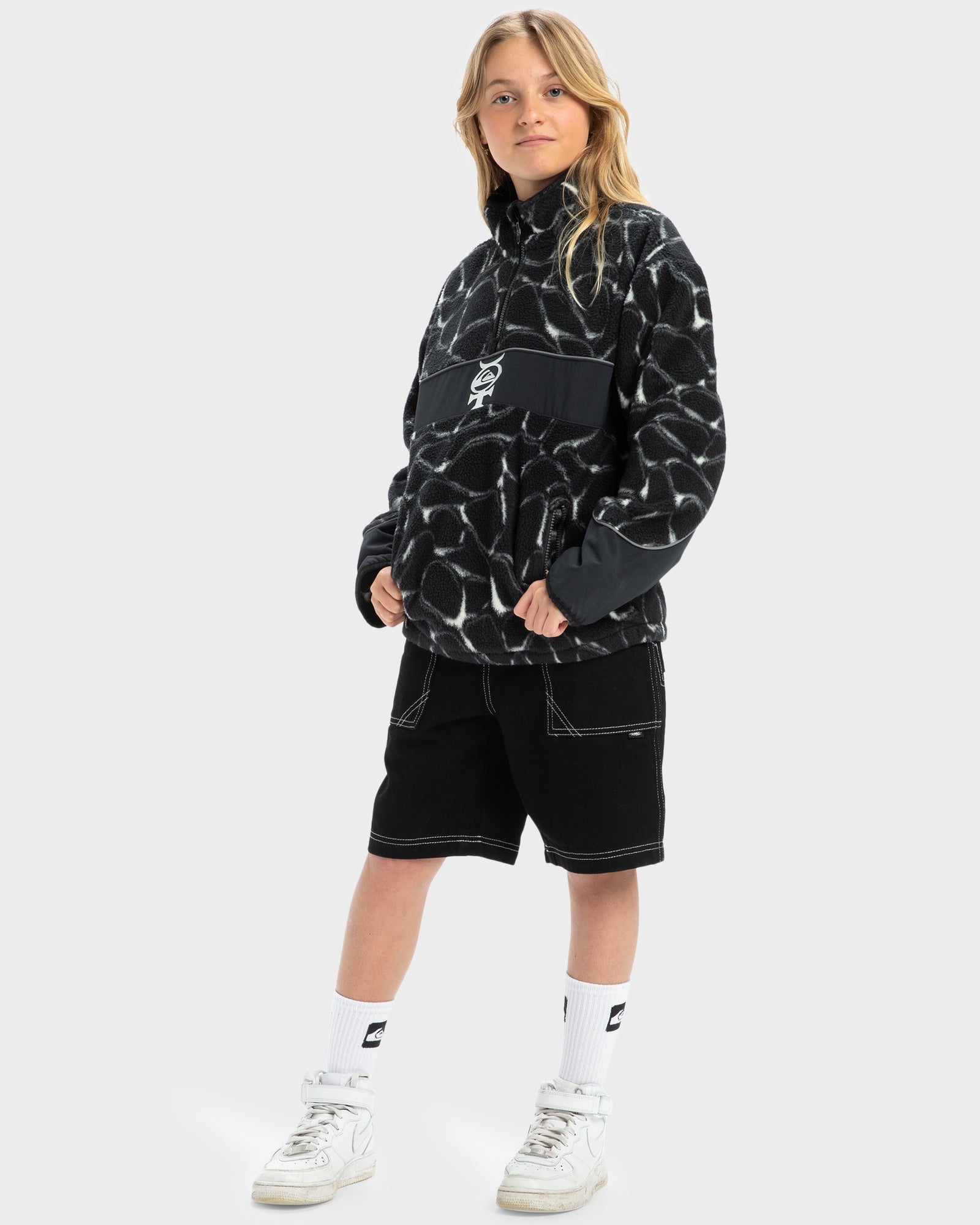 Boys 8-16 Mercury Half Zip Polar Fleece Top