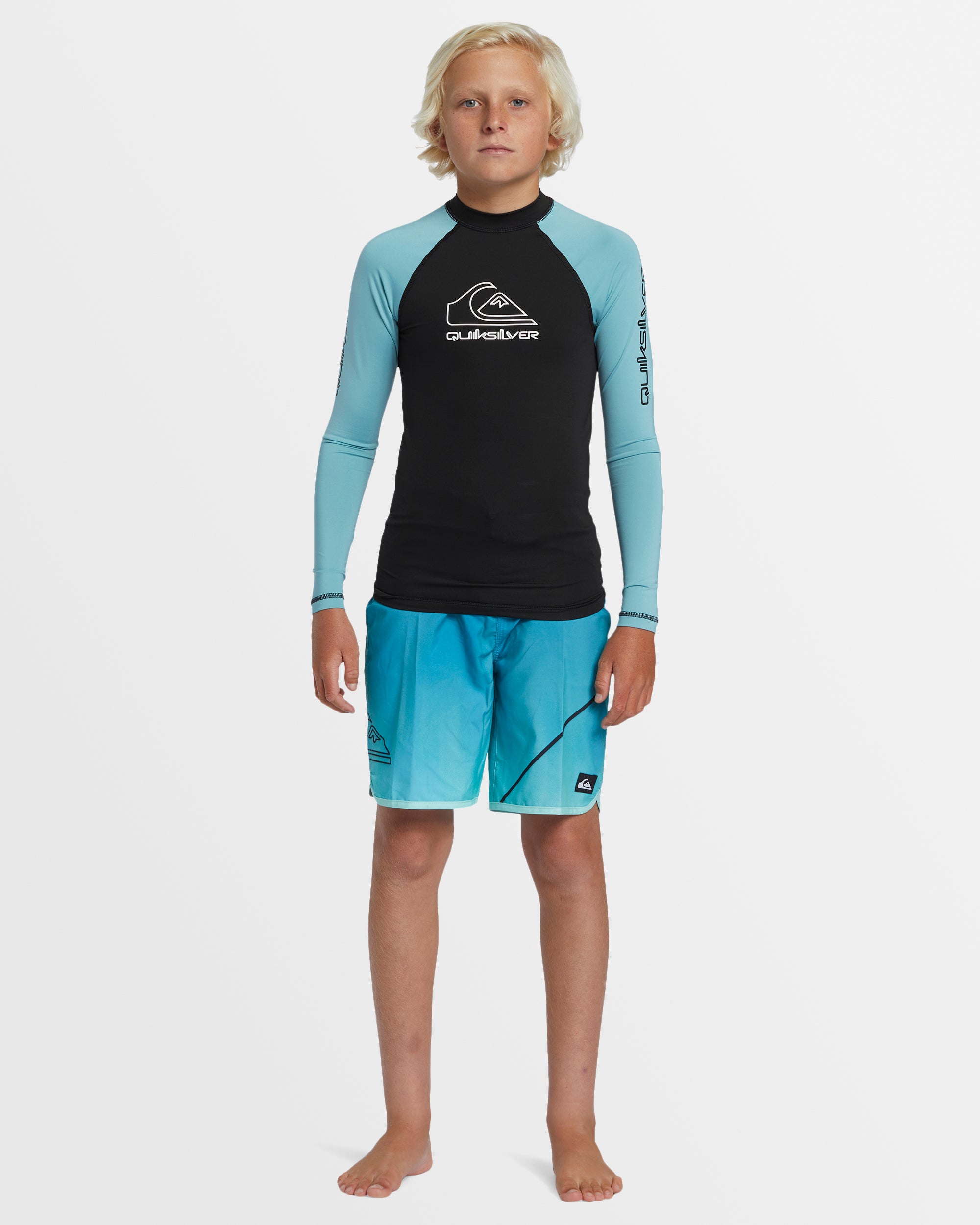 Boys 8-16 On Tour Long Sleeve UPF 50 Rash Vest