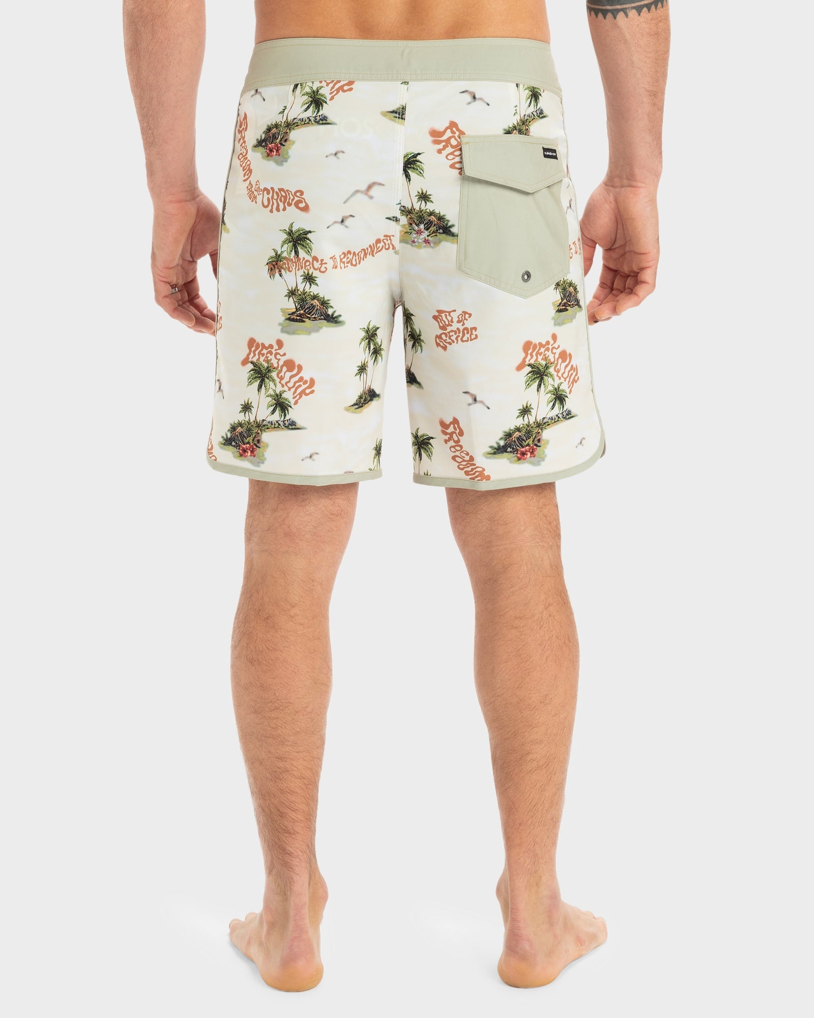 Mens Surfsilk Scallop 18" Boardshorts