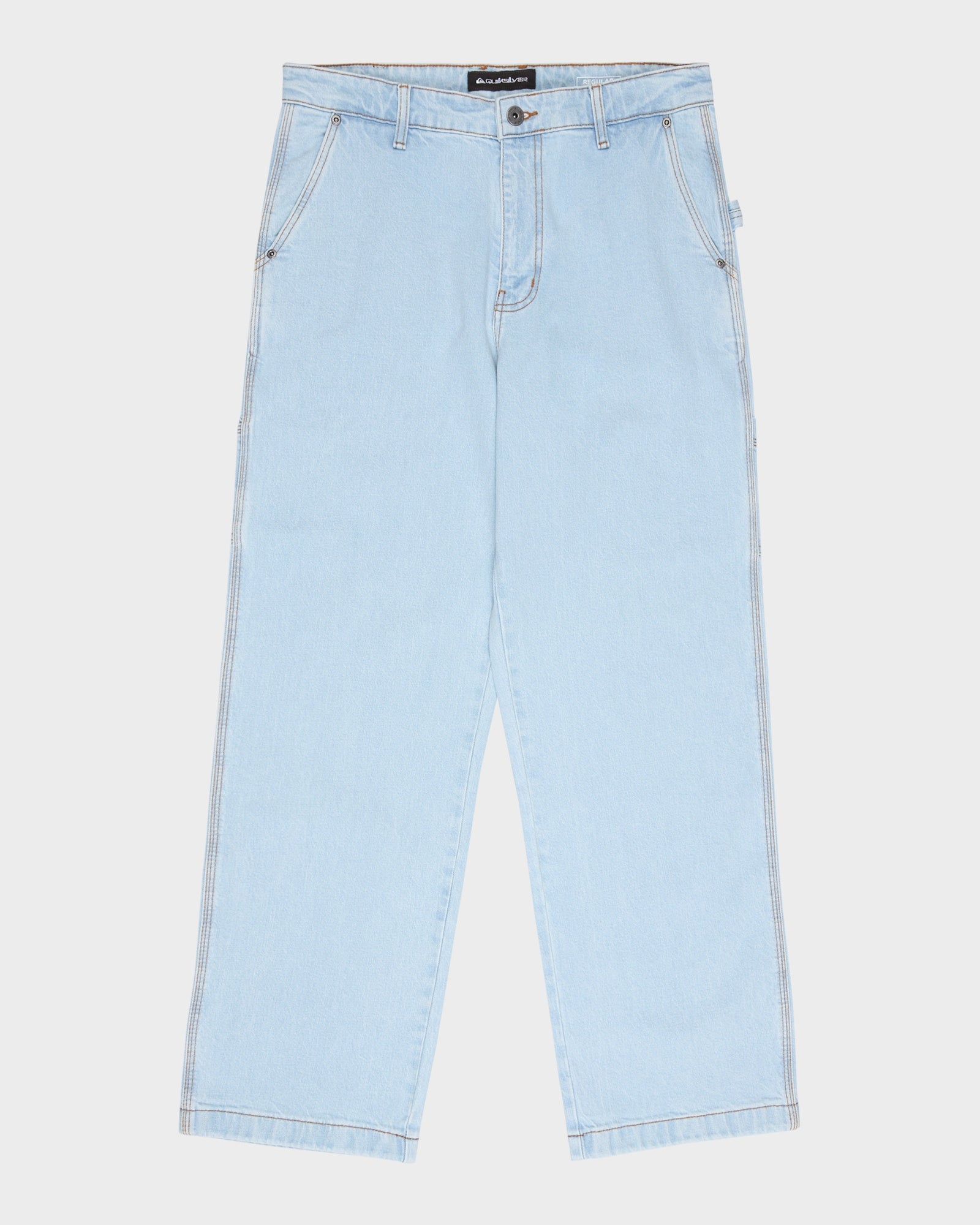 Mens Carpenter Denim Jeans – Indigo Light – Quiksilver NZ Mens Carpenter Denim Jeans – Indigo Light – Quiksilver NZ
