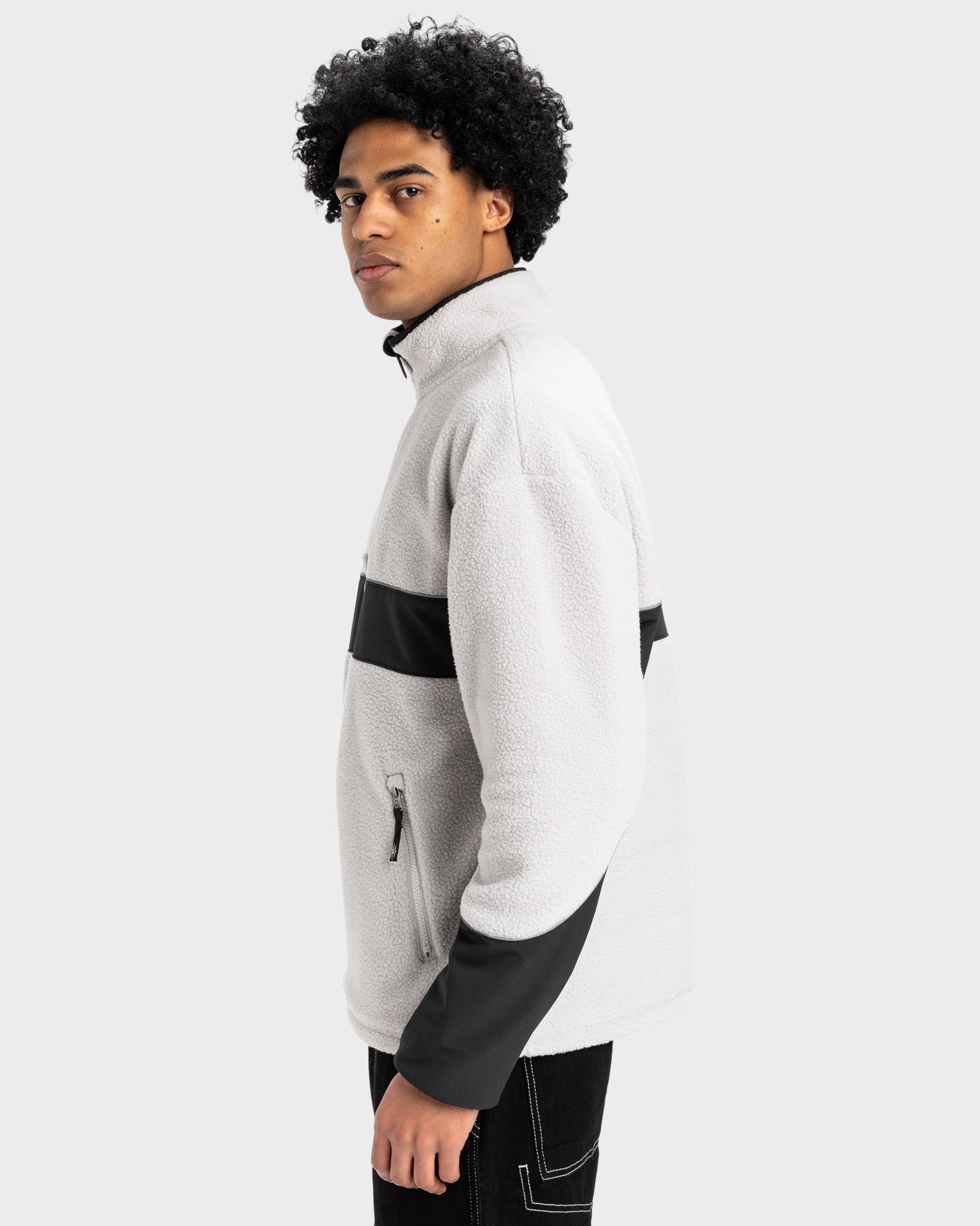 Mens Mercury Half Zip Polar Fleece Top