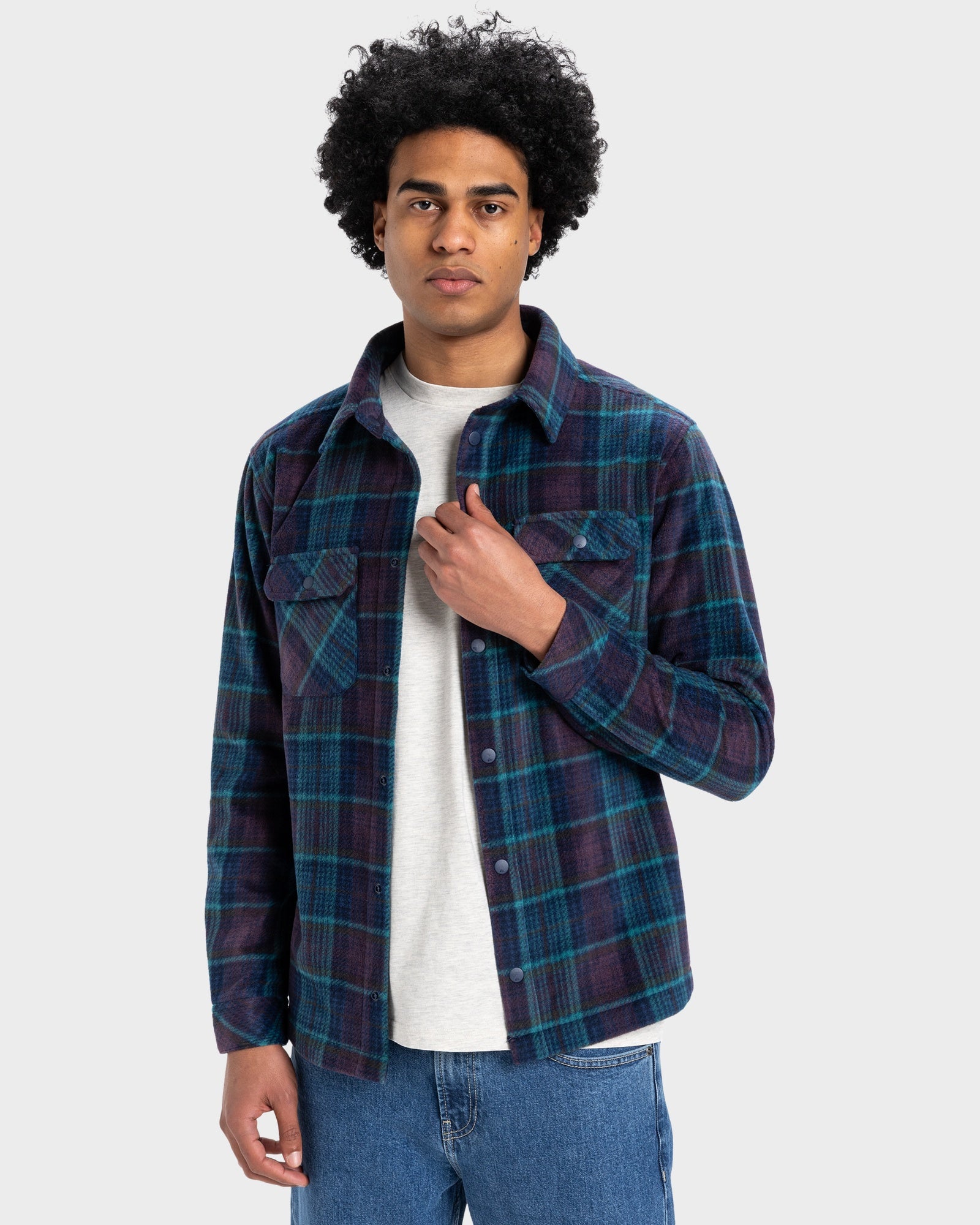 Mens Surf Day Button Down Long Sleeve Shirt