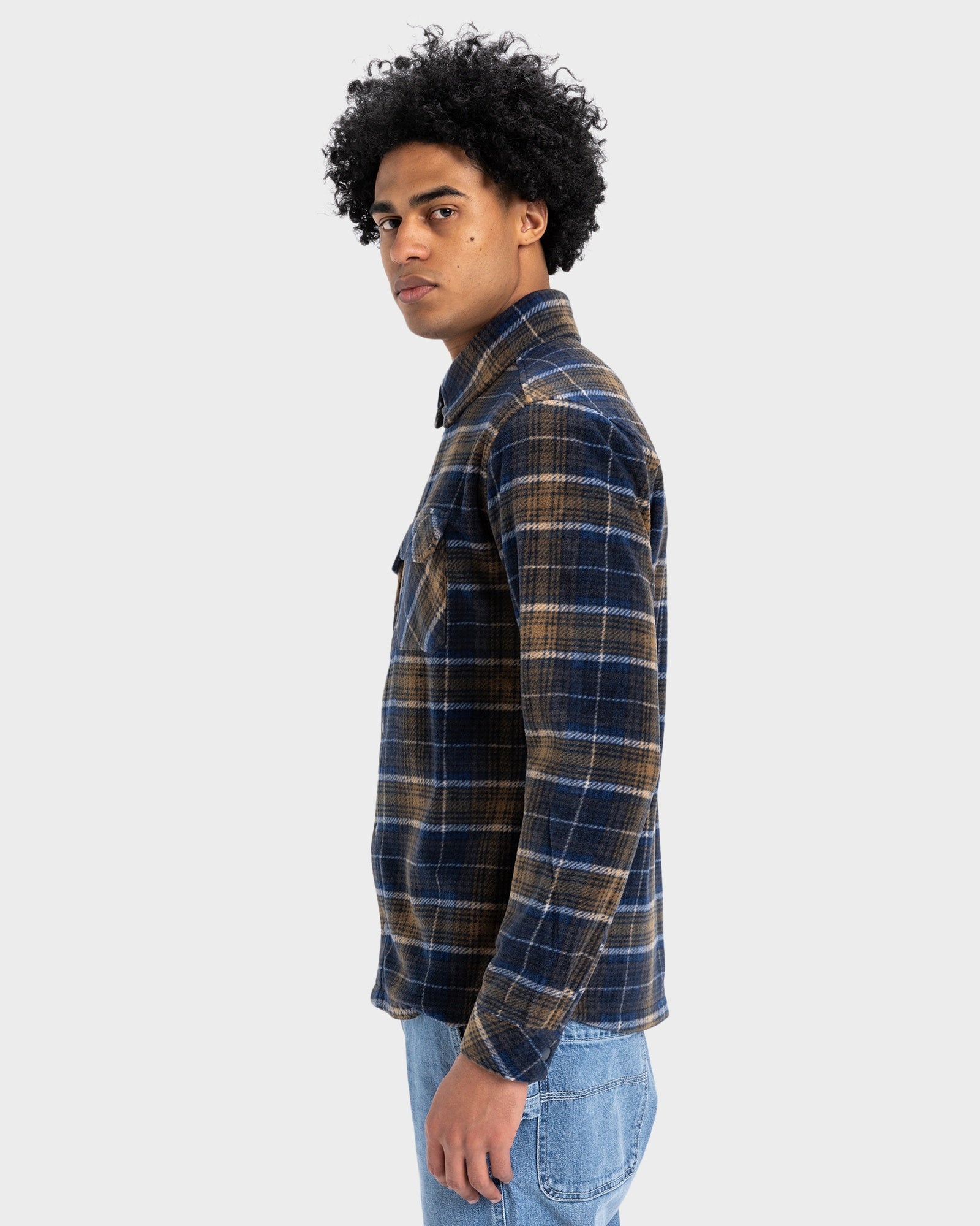 Mens Surf Day Button Down Long Sleeve Shirt