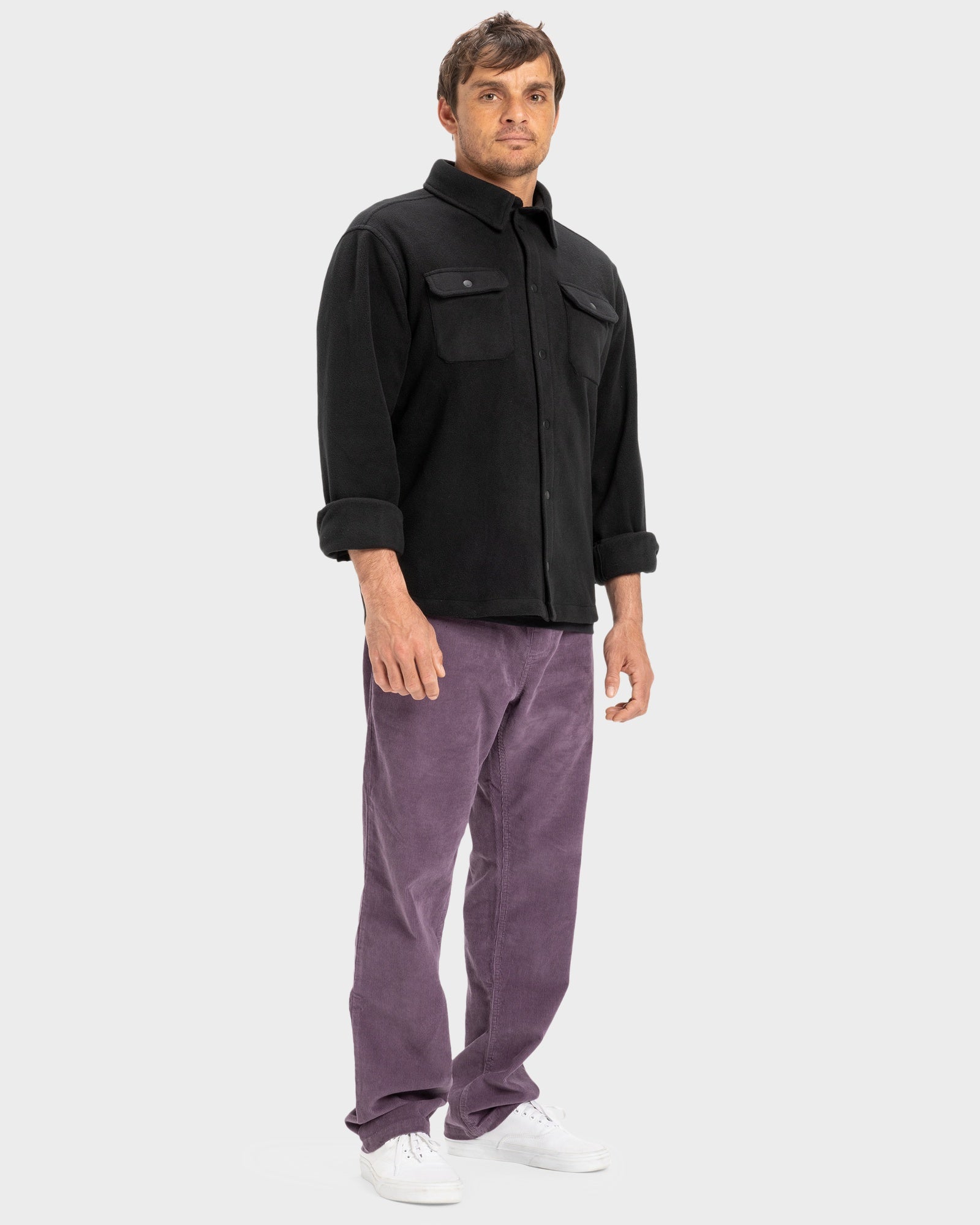 Mens Surf Day Button Down Long Sleeve Shirt