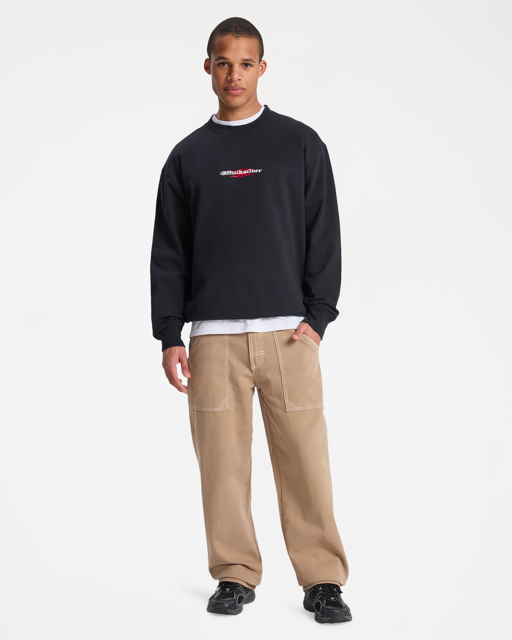 Mens Mercury Trident Crew Neck
