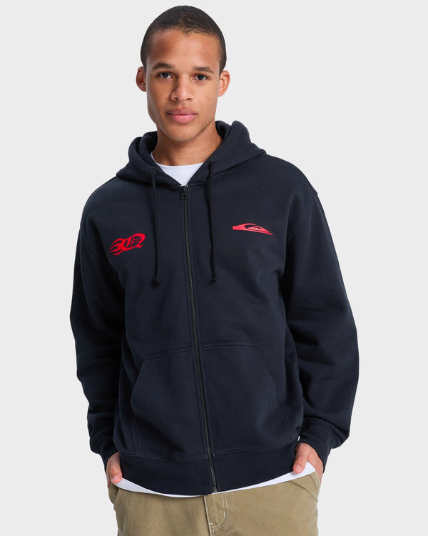 Mens Mercury Trident Zip Up Hoodie