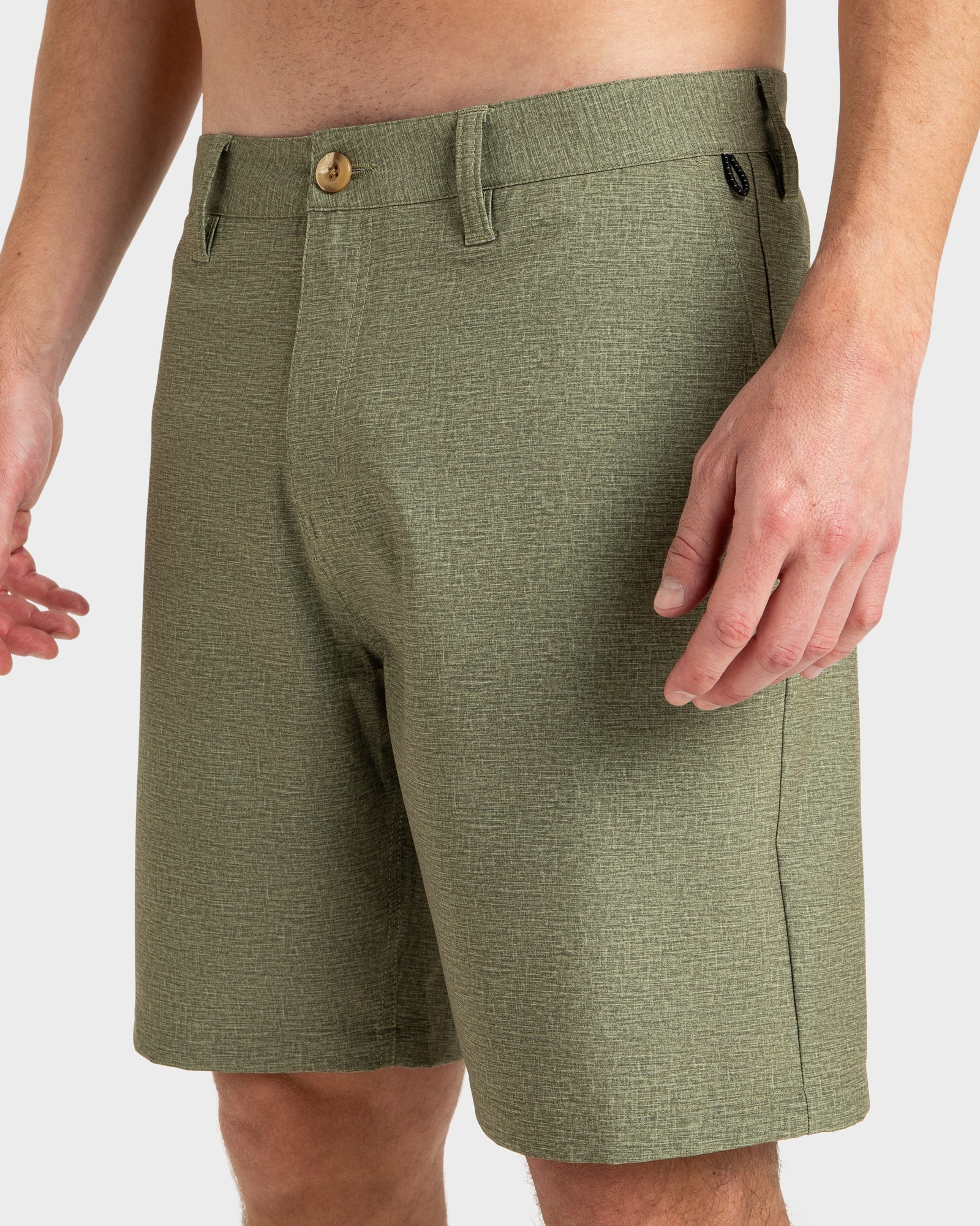 Mens Union Heather Amphibian 19" Hybrid Shorts