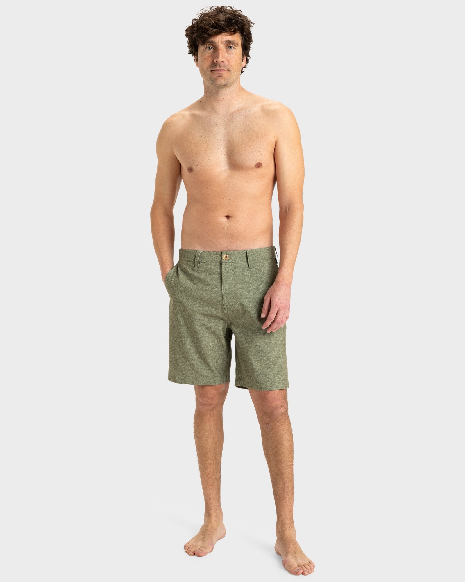 Mens Union Heather Amphibian 19" Hybrid Shorts