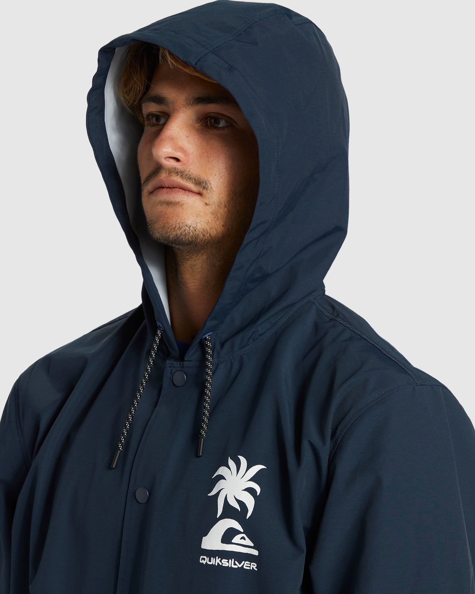 Mens Rain Cloud Hooded Track Jacket