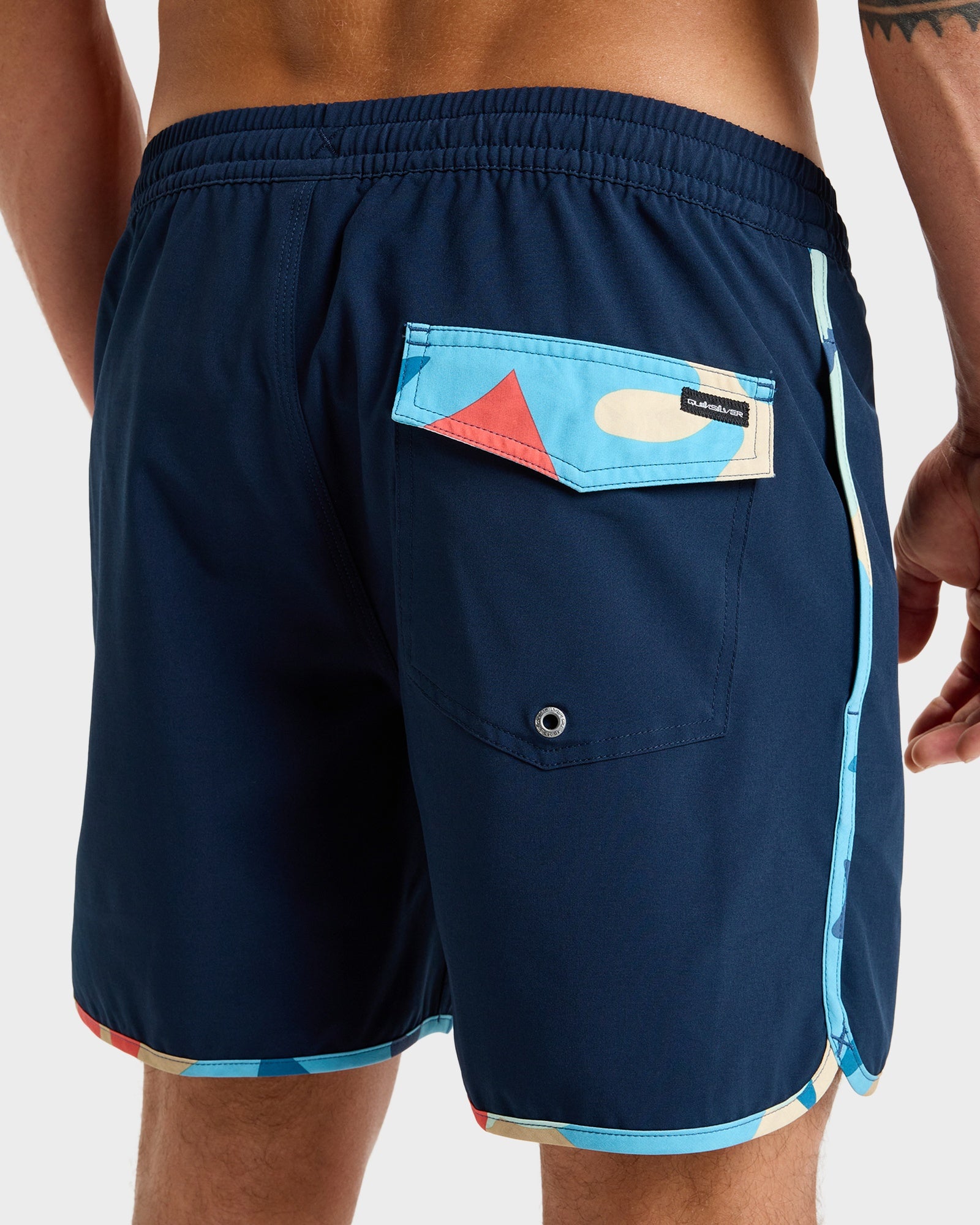 Mens Surfslik Scallop 16" Swim Shorts