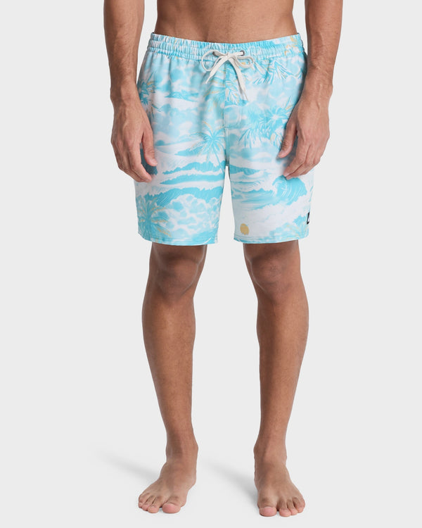 Mens Stretch Printed Volley 17