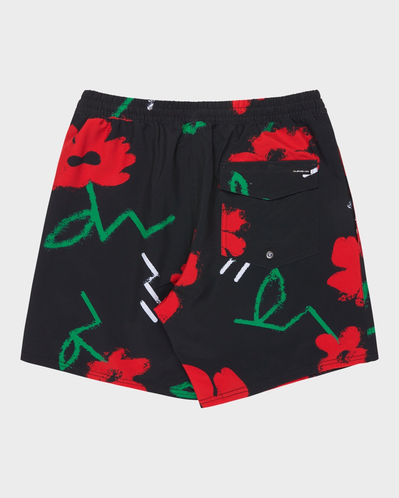 Mens Stretch Printed Volley 17" Swim Shorts