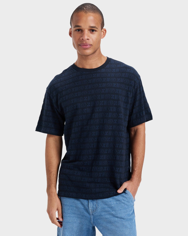 Mens Wind Jacquard T-Shirt