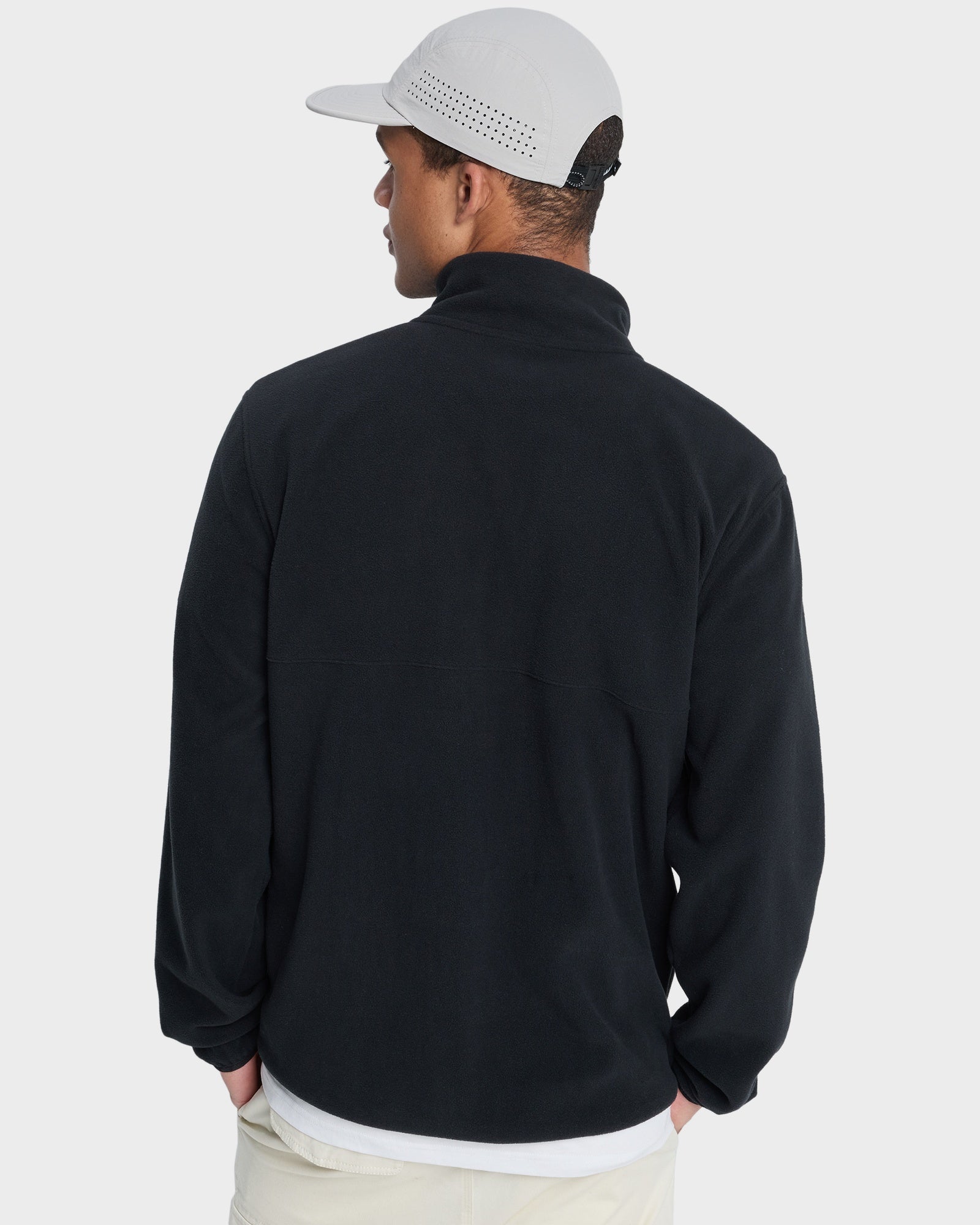 Mens No Destination Half Zip Fleeece Jumper
