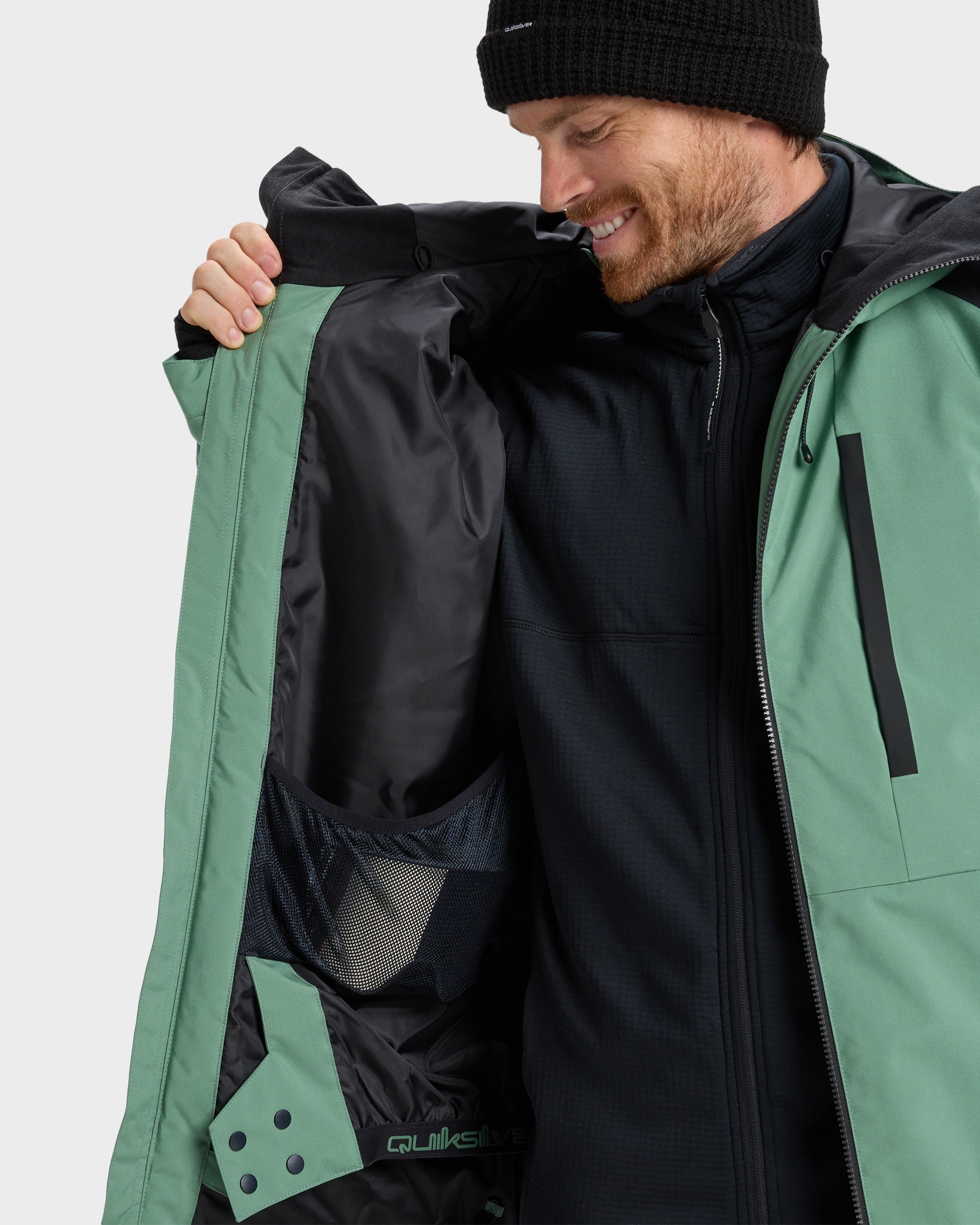 Mens Mission Block Snow Jacket