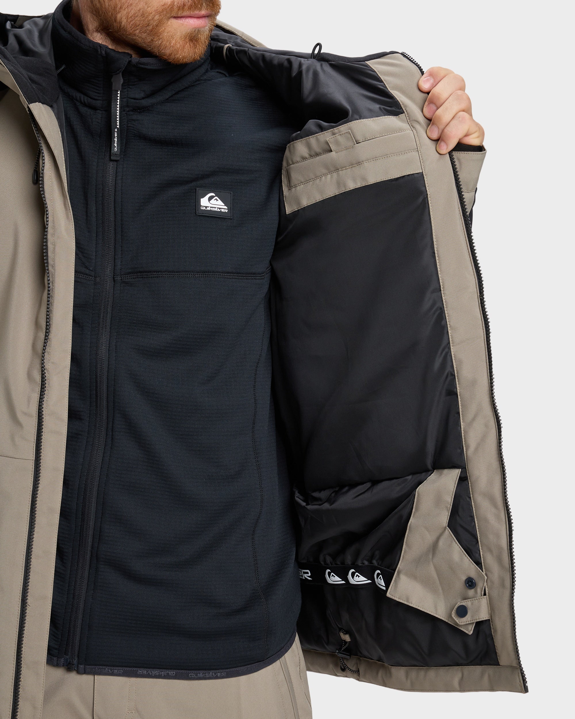 Mens Mission Block Snow Jacket